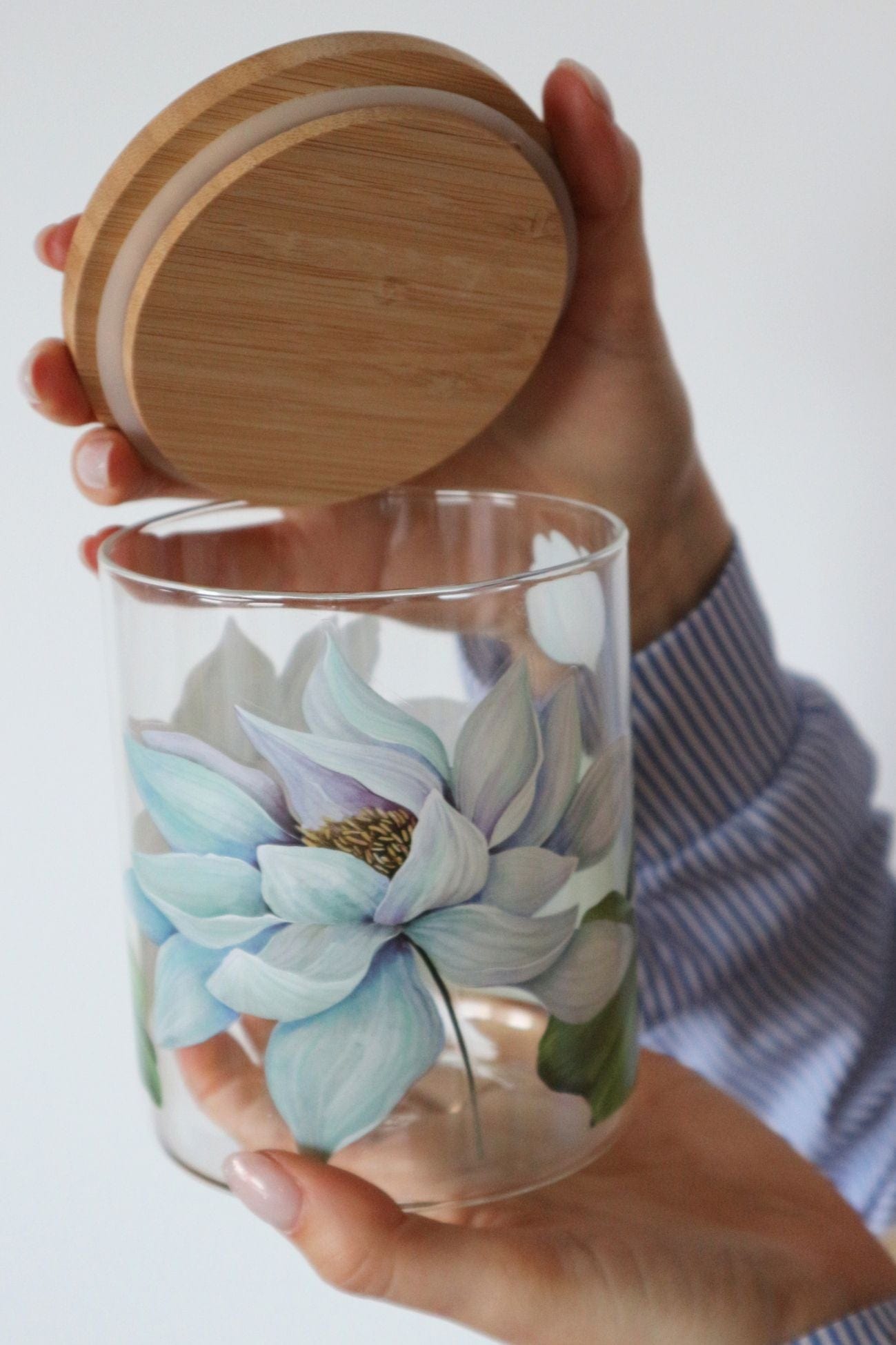 Item International Pitys Pitys - Barattolo in vetro borosilicato con ninfee | Item International