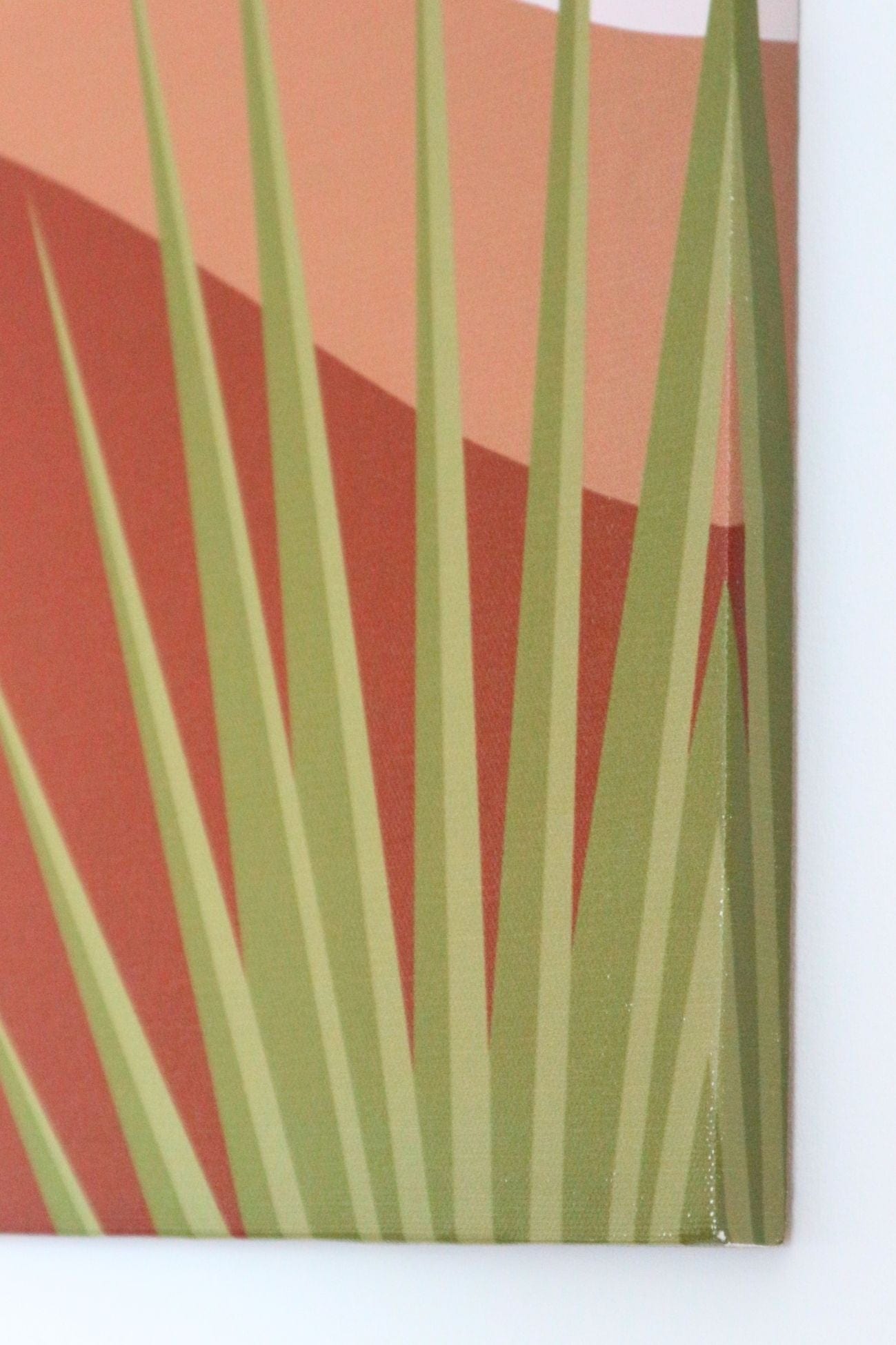 Item International Red Moon Red Moon - Stampa su tela canvas decorativa etnica | Item International