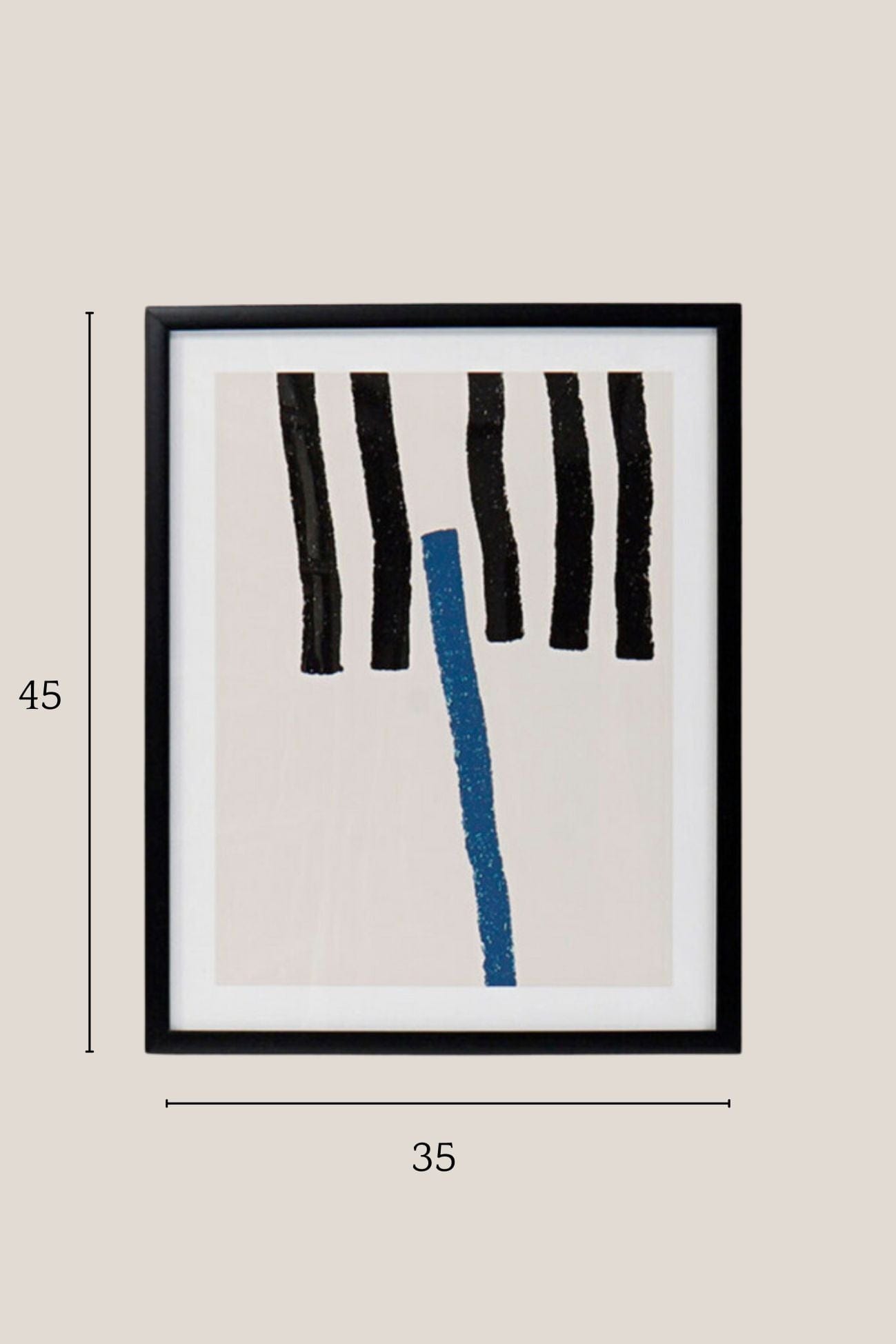 Item International Rivit Rivit - Stampa digitale incorniciata astratta | Item International