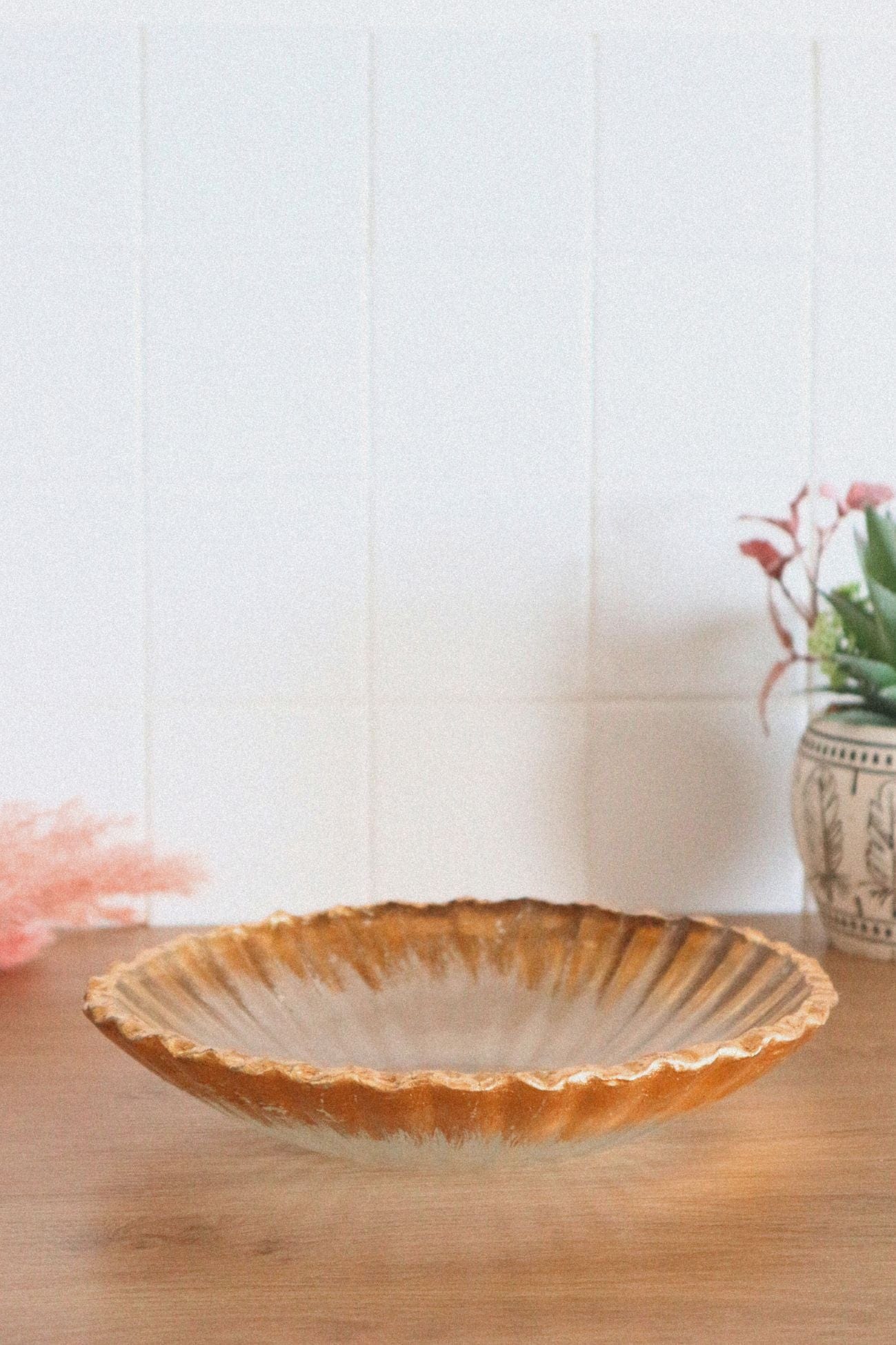 Item International Roxy Roxy - Svuotatasche decorativo in cristallo trasparente con finiture dorate | Item International