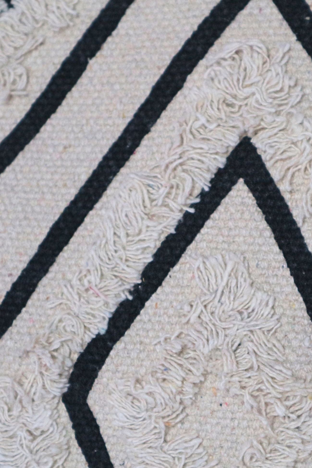 Item International Ruiten Ruiten - Tappetino in cotone con rombi in stile boho 80x50 | Item International