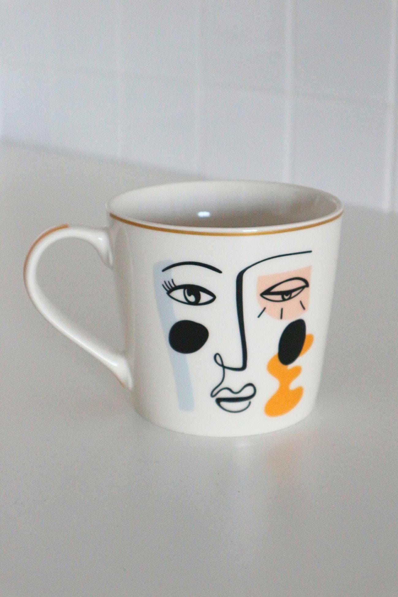 Item International Sable Sable - Tazza in porcellana artistica 400 ml | Item International