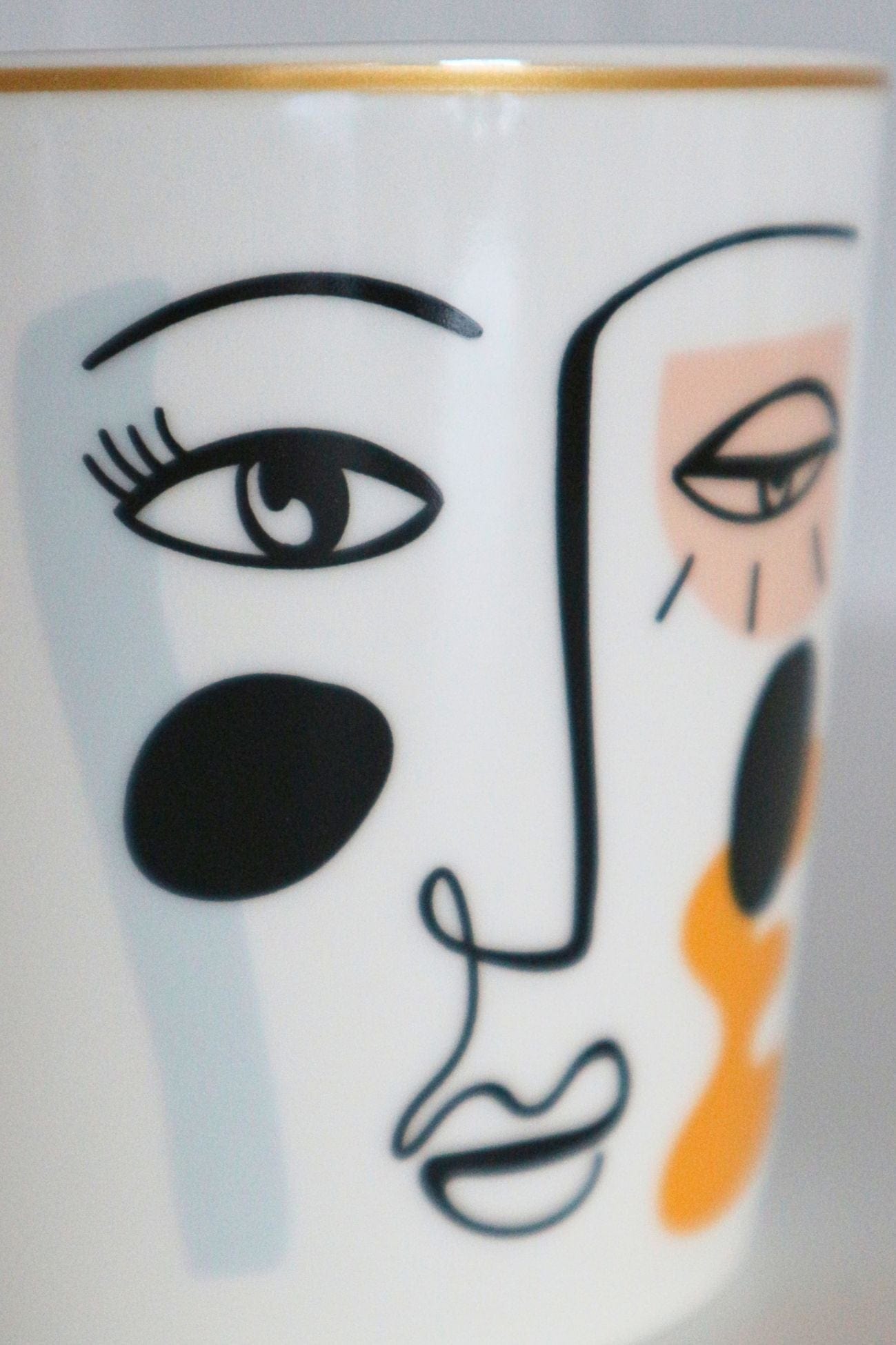 Item International Sable Sable - Tazza in porcellana artistica 400 ml | Item International