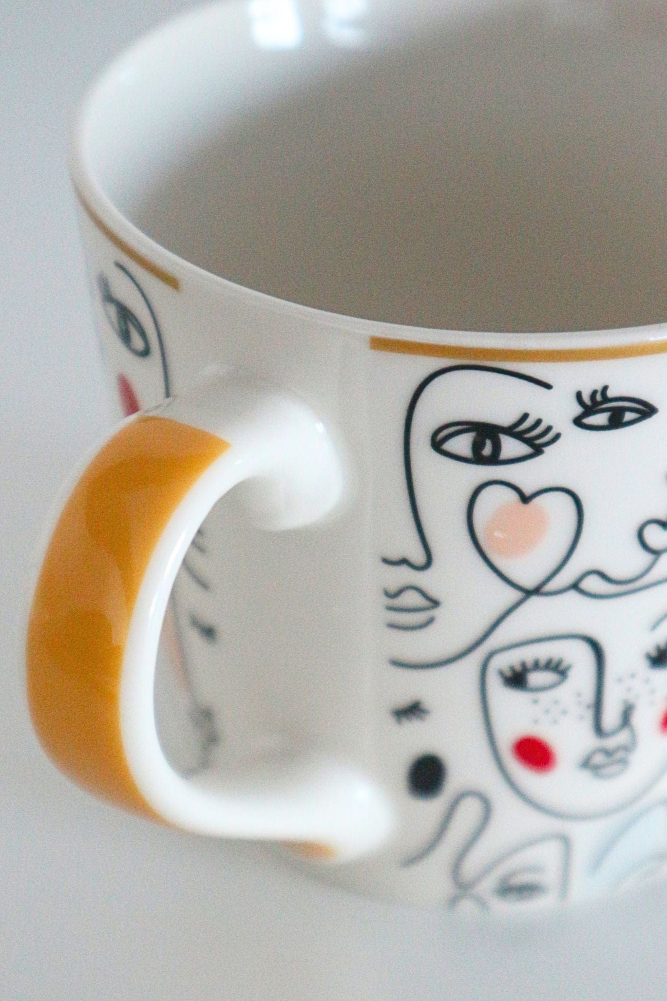 Item International Sable Sable - Tazza in porcellana artistica 400 ml | Item International