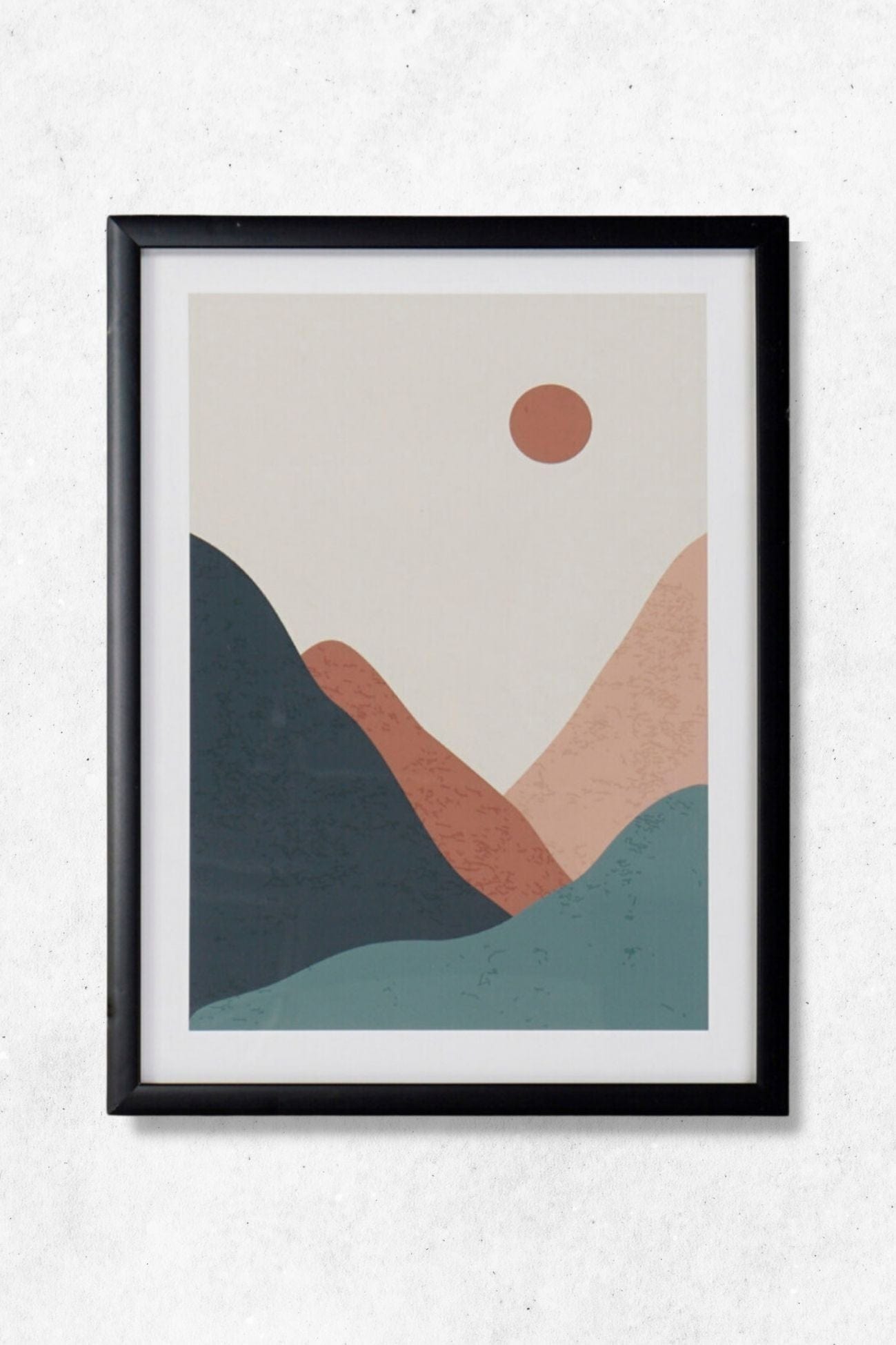 Item International Topìa Topìa - Stampa digitale incorniciata di paesaggi astratti | Item International