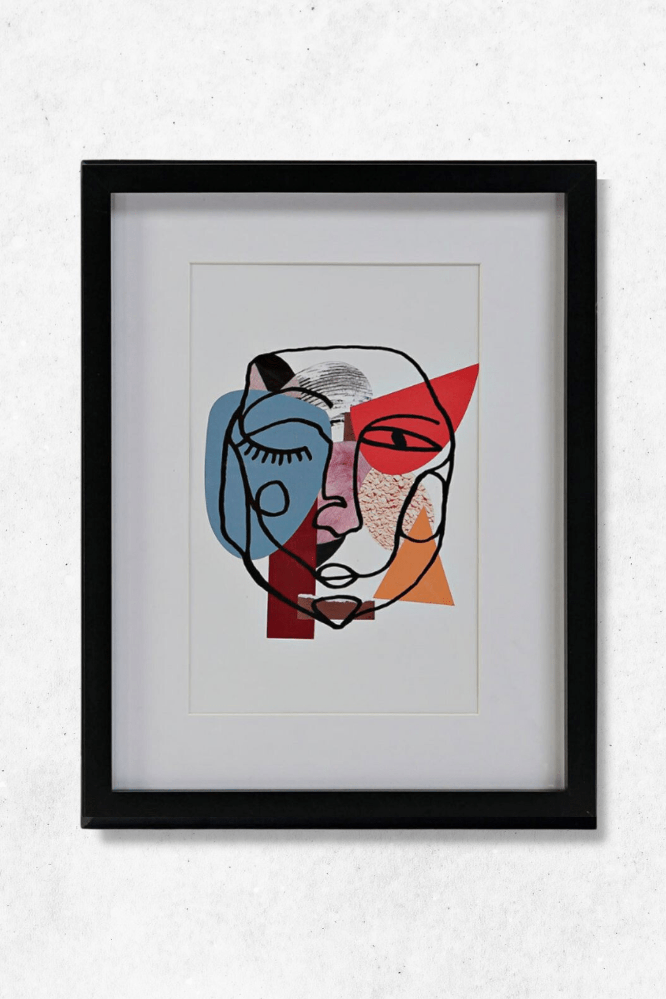 Item International Tya Tya - Stampa digitale incorniciata astratta con volto | Item International