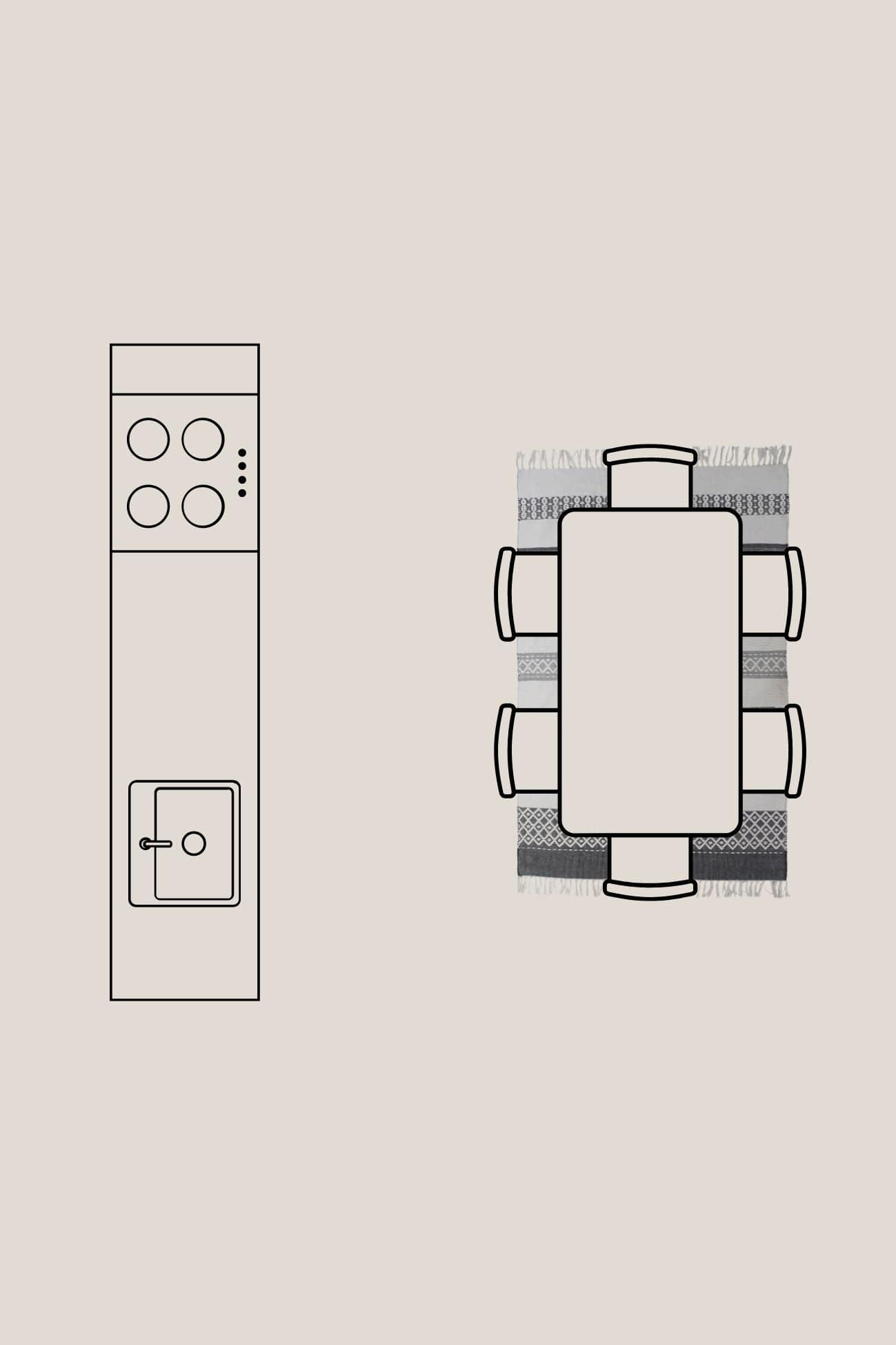 Item International Utah Utah - Tappeto in cotone in sfumature di grigio 250x160 | Item International