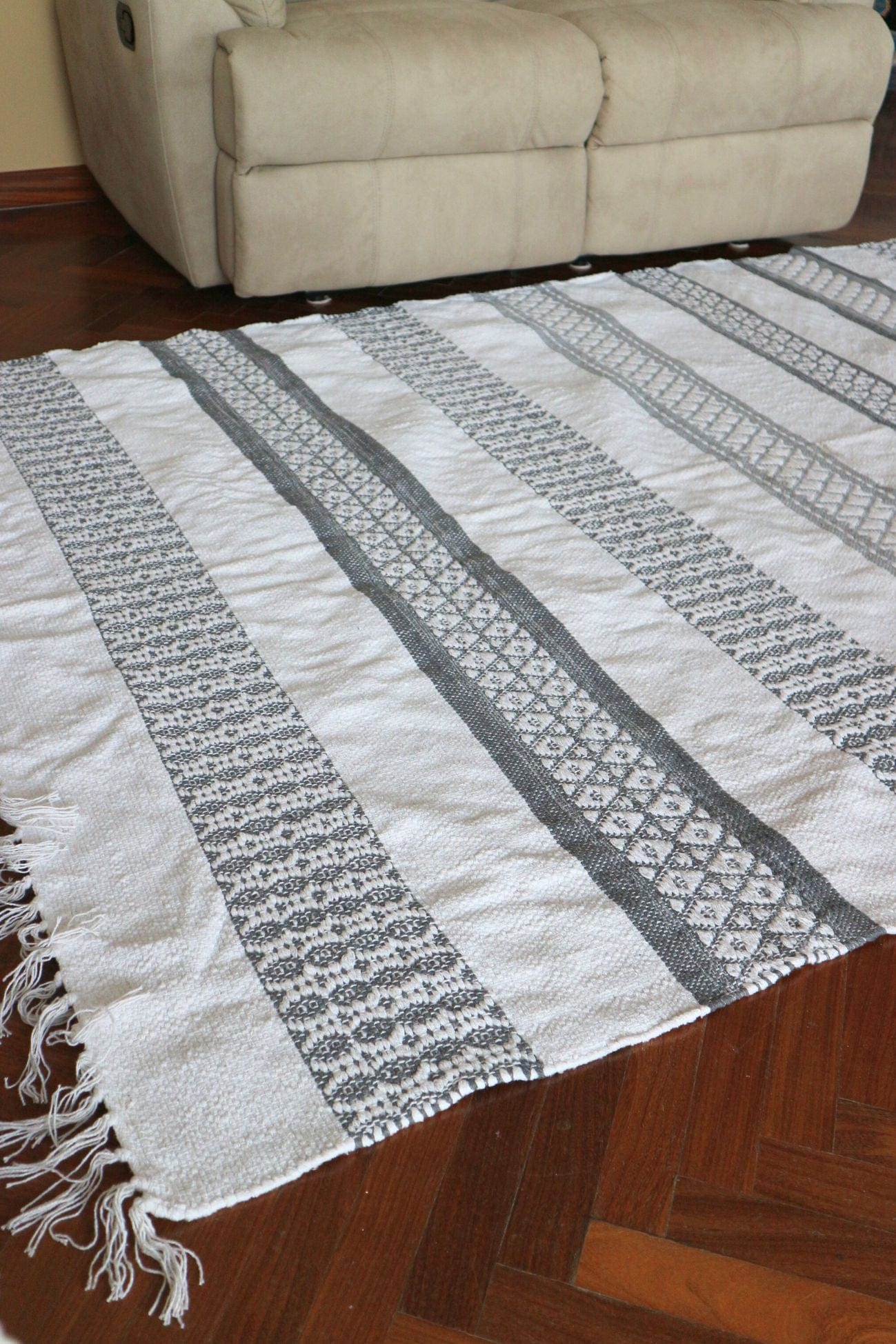 Item International Utah Utah - Tappeto in cotone in sfumature di grigio 250x160 | Item International