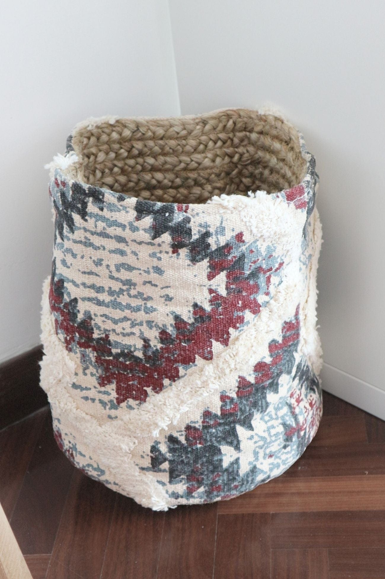 Item International William William - Cesto portaoggetti in stile boho con interno in juta | Item International