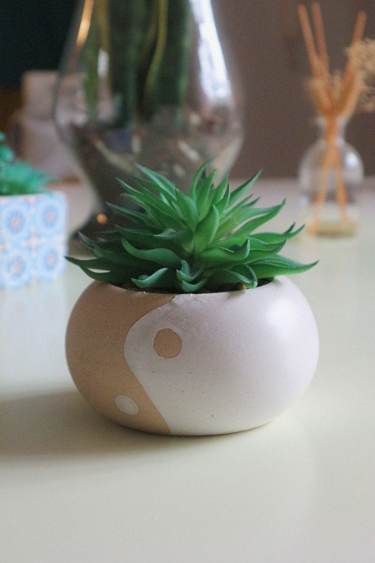 Item International Yin & Yang Yin & Yang - Piantina in porcellana in stile orientale | Item International