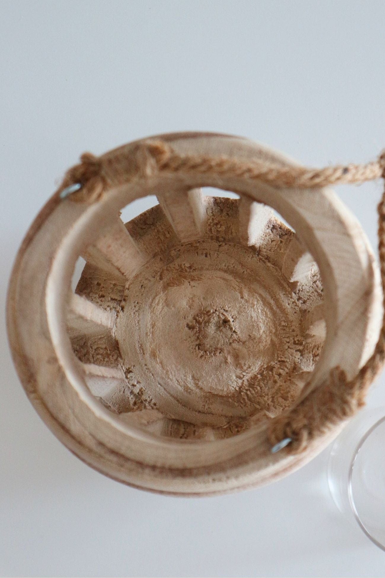 Item International Zaria Zaria - Lanterna in legno di paulownia con interno in vetro | Item International