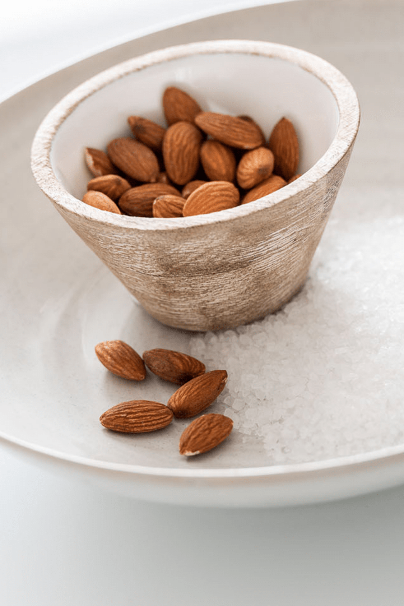 Jolipa Ghita Ciotolina in legno di mango e smalto bianco