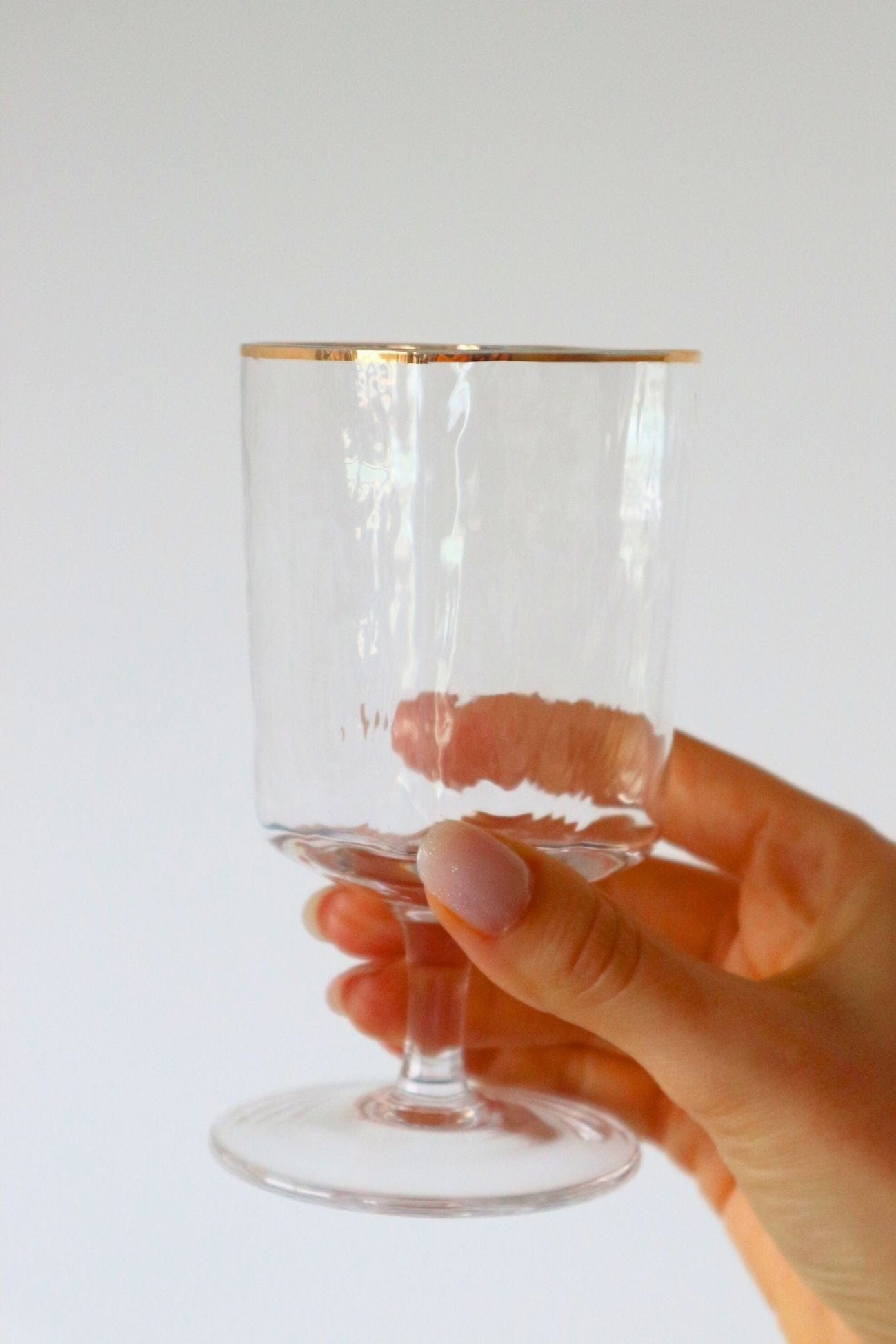 Jolipa Gylde Gylde - Calice in vetro con bordi dorati | Jolipa