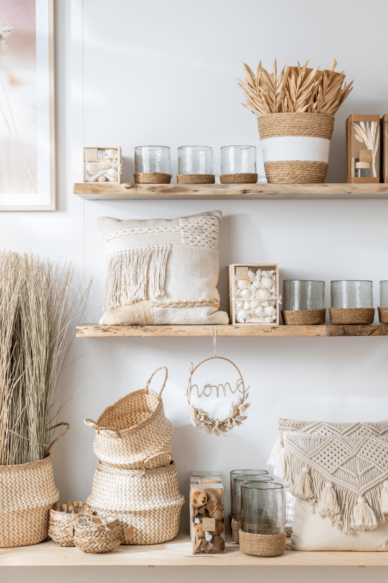 Jolipa Lisa Set di 3 cesti portaoggetti con manici