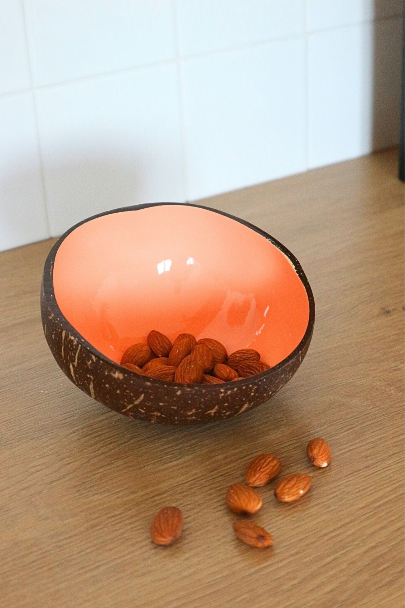 Jolipa Martinica Martinica - Ciotola cocco rosa salmone in stile tropicale | Jolipa