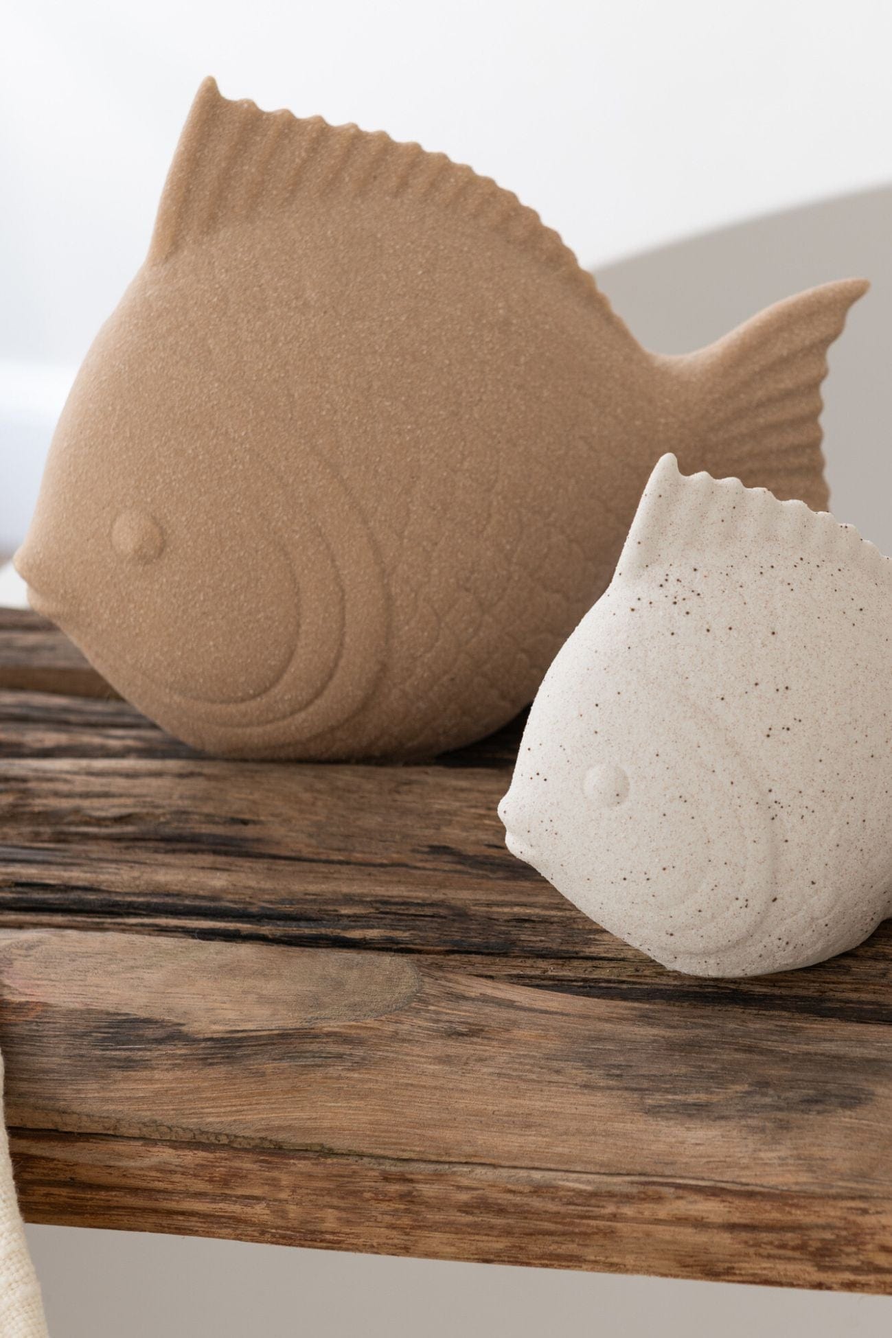 Jolipa Nemo Nemo - Pesce decorativo in porcellana beige | Jolipa