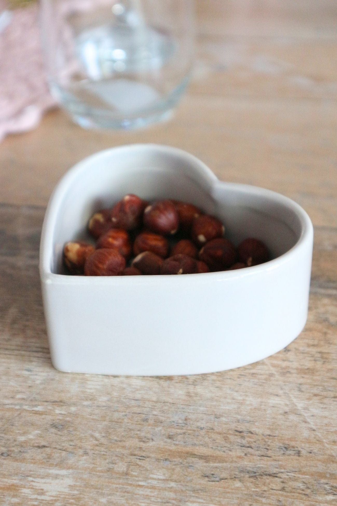 Luxe Lodge Cuore Cuore - Coppetta a forma di cuore in ceramica grigia | Luxe Lodge