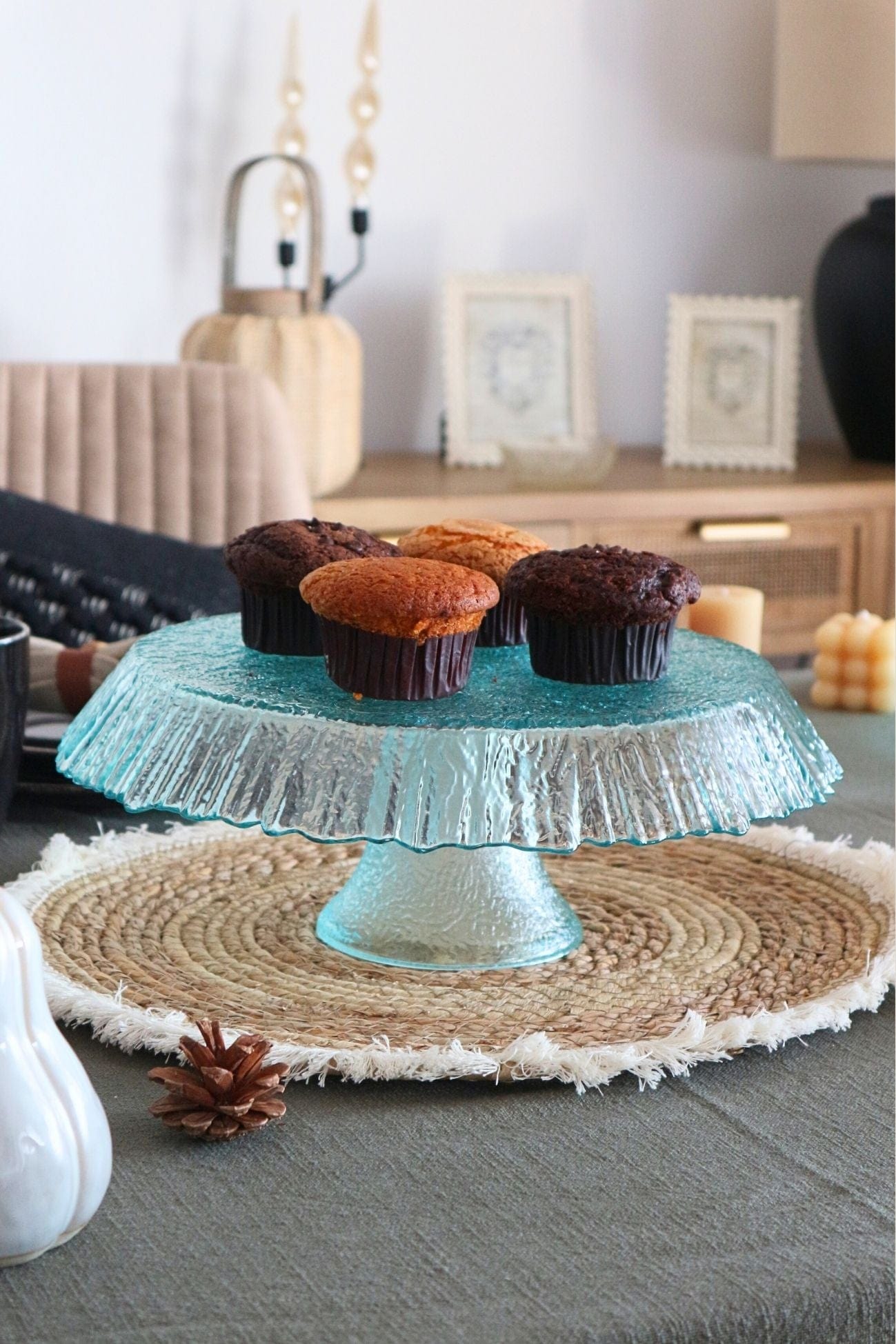 Luxe Lodge Delbin Delbin - Alzata in vetro riciclato | Luxe Lodge