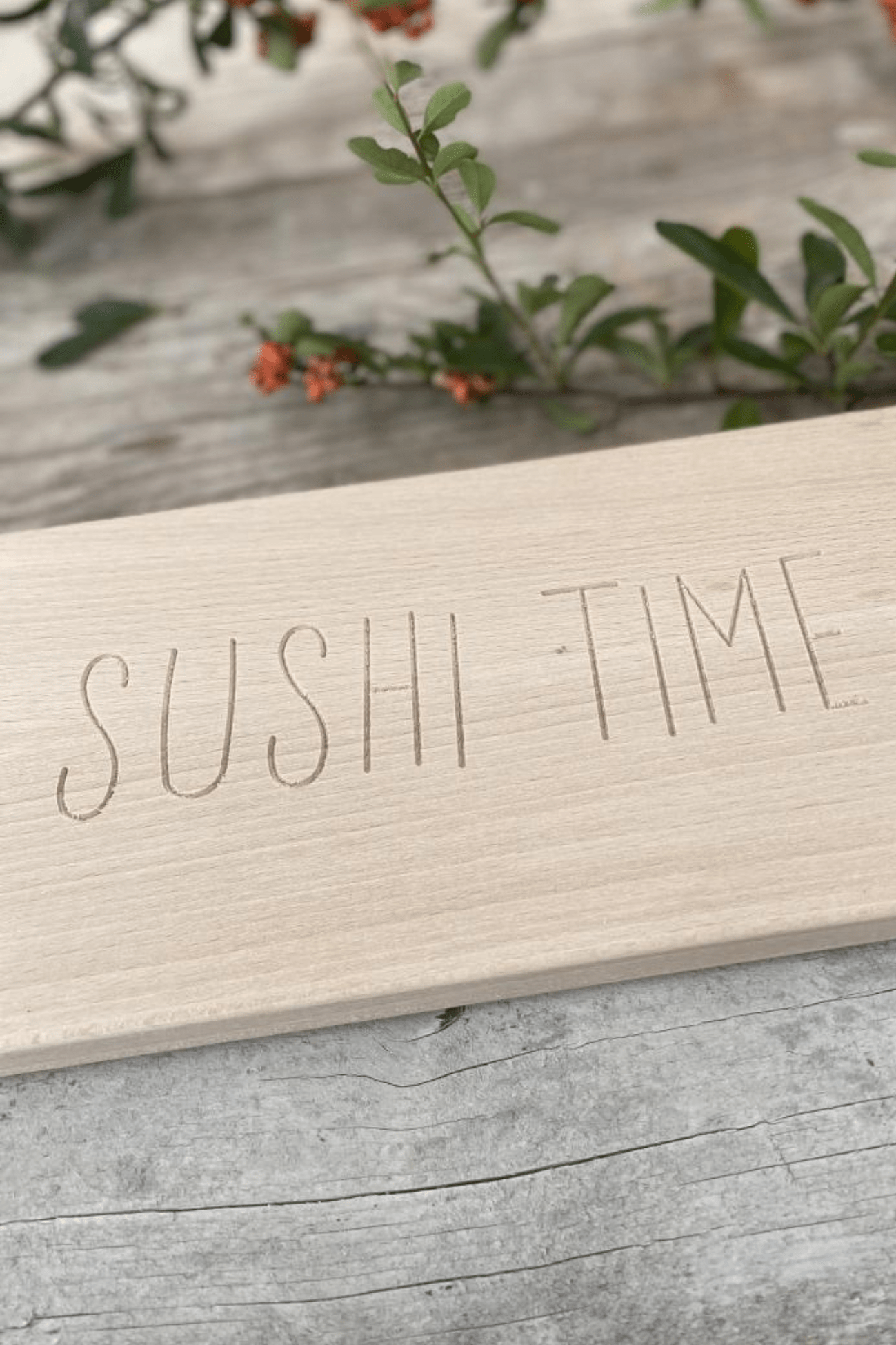 Luxe Lodge Firma Sushi Time - Tagliere in legno di faggio Made in Italy