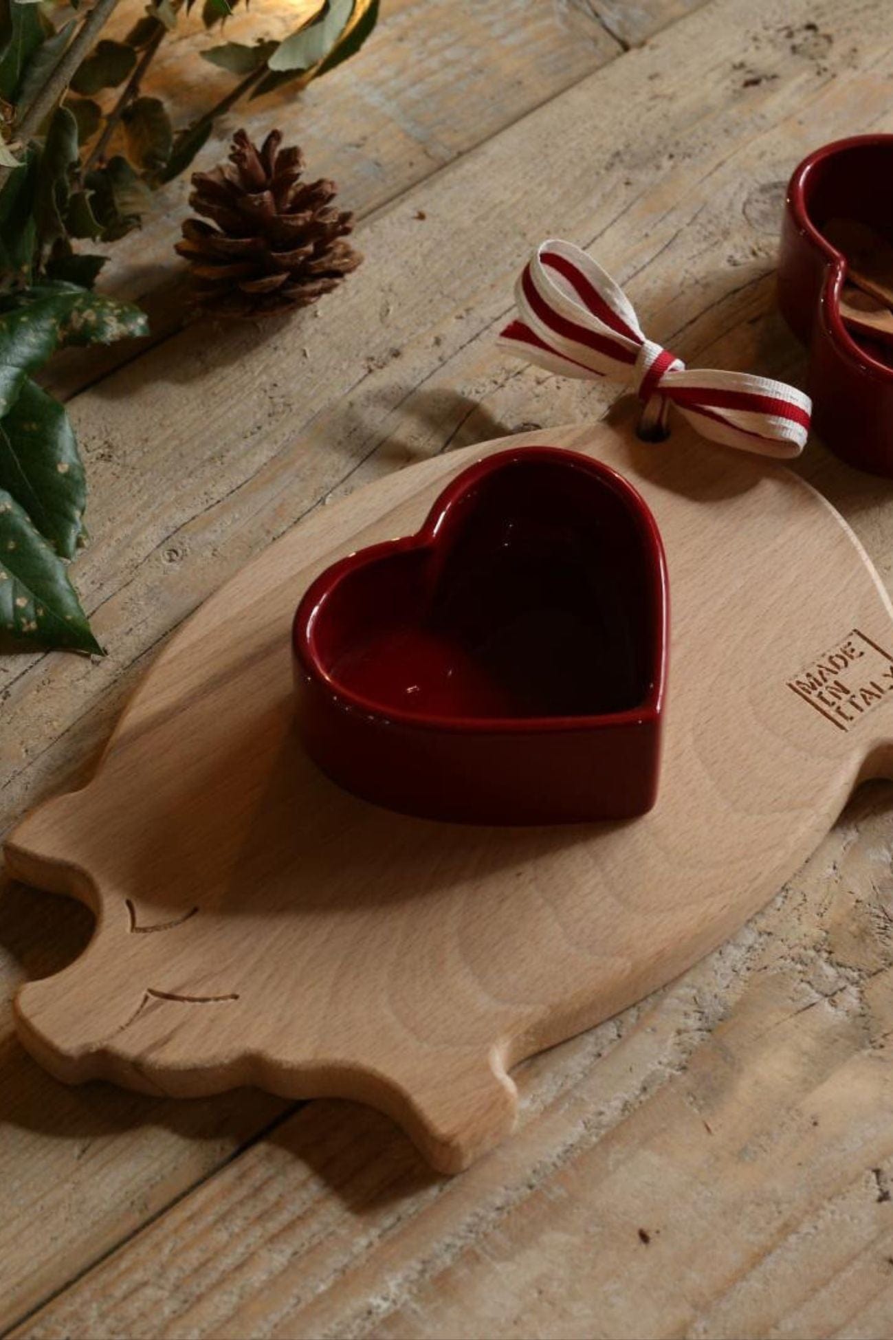 Luxe Lodge Ging Ging - Tagliere in legno di faggio a forma di maialino Made in Italy | Luxe Lodge