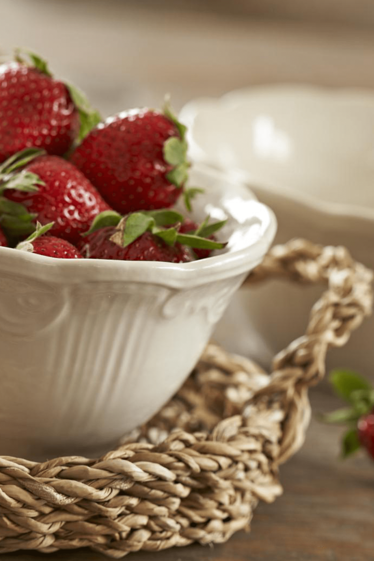 Luxe Lodge Romantic Ciotola piccola in ceramica bianca