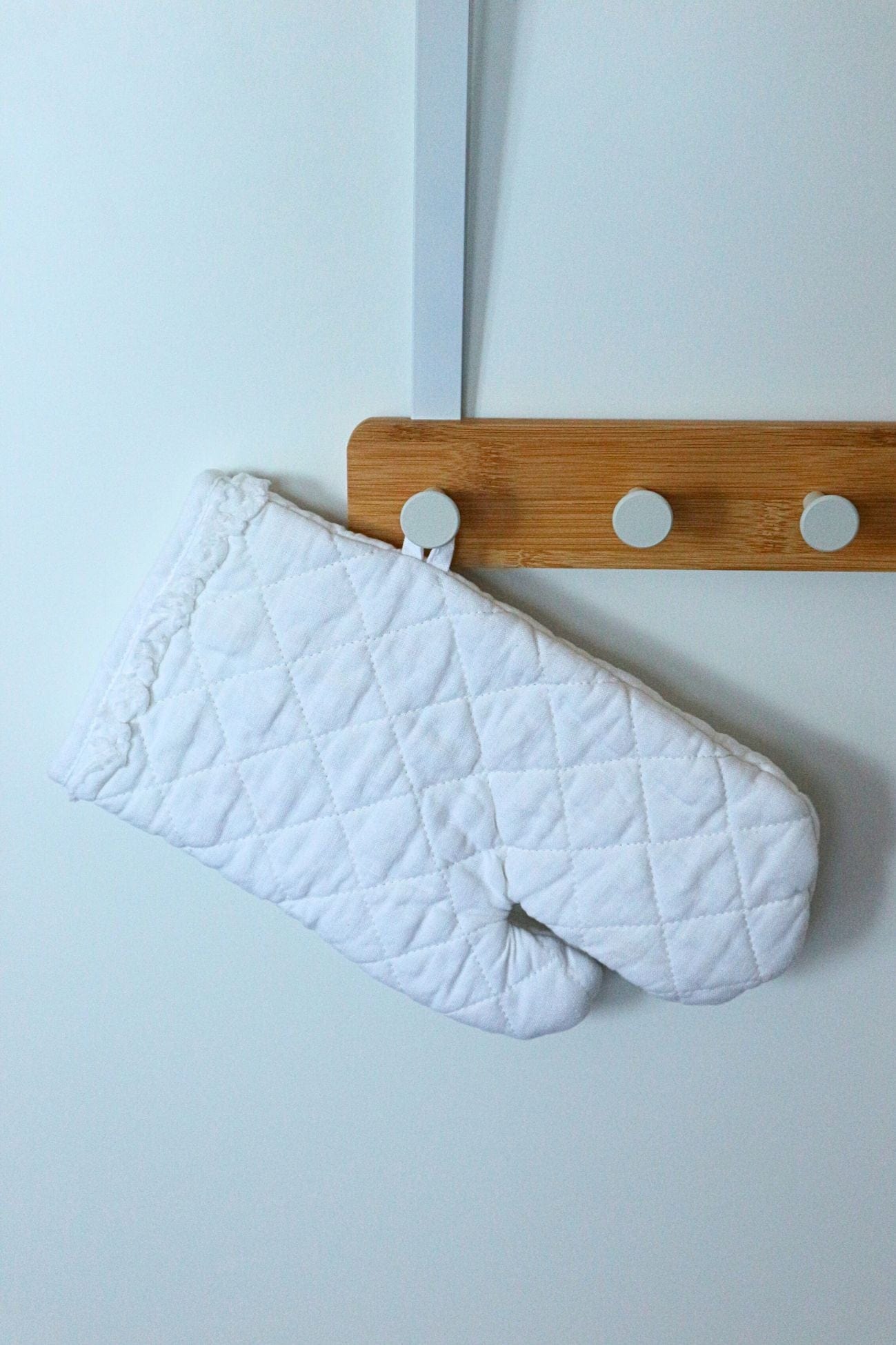 Luxe Lodge Soren Soren - Guantone da forno in lino bianco | Luxe Lodge