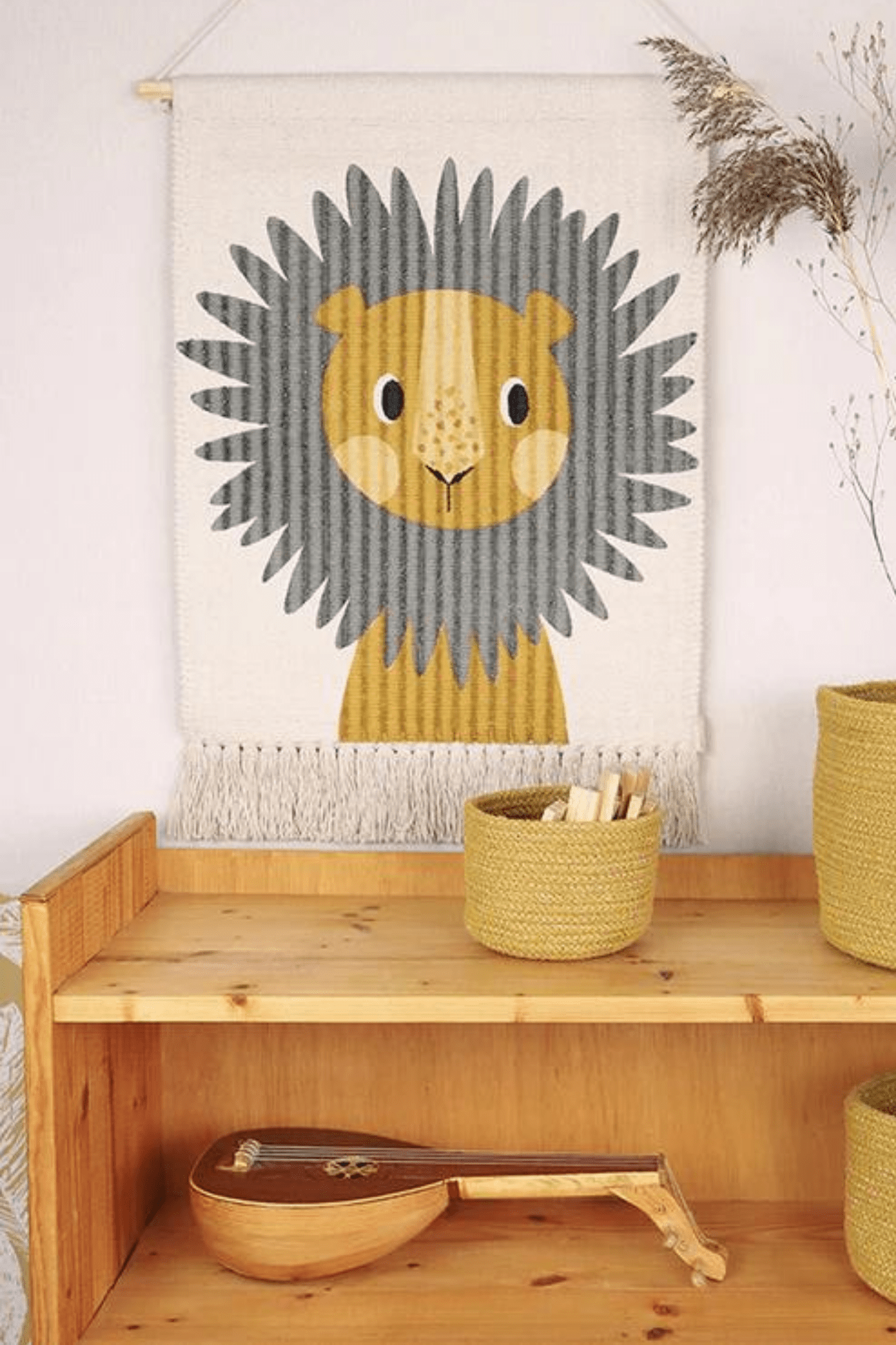 Nattiot Jaggo Decorazione da parete con leoncino per bambini