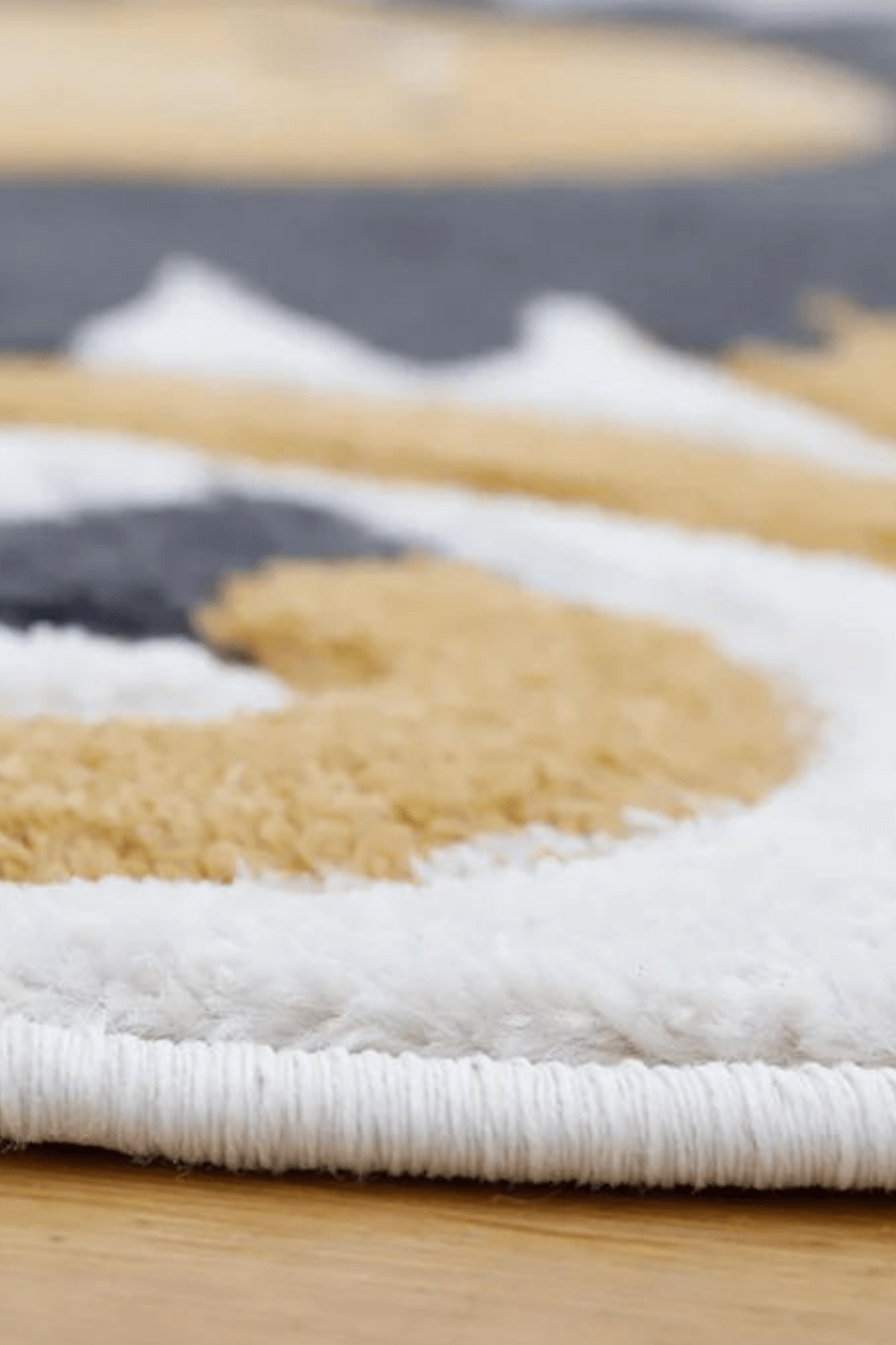 Nattiot Jaggo Tappeto tondo con fantasia leoncino per bambini 120cm