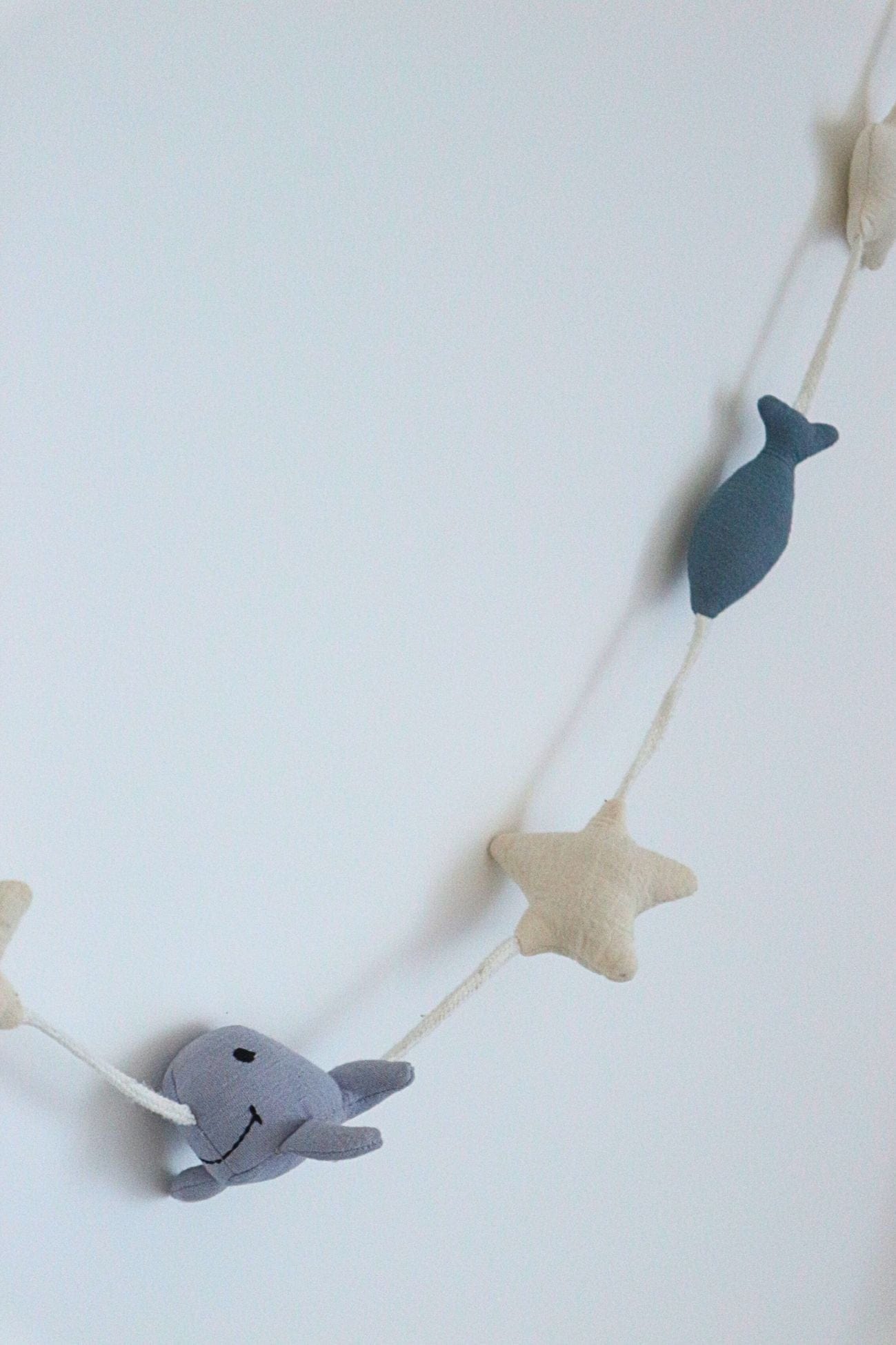 Nordic Coast Company Pars Pars - Ghirlanda decorativa da parete in mussola per cameretta dei bimbi 150cm | Nordic Coast Company