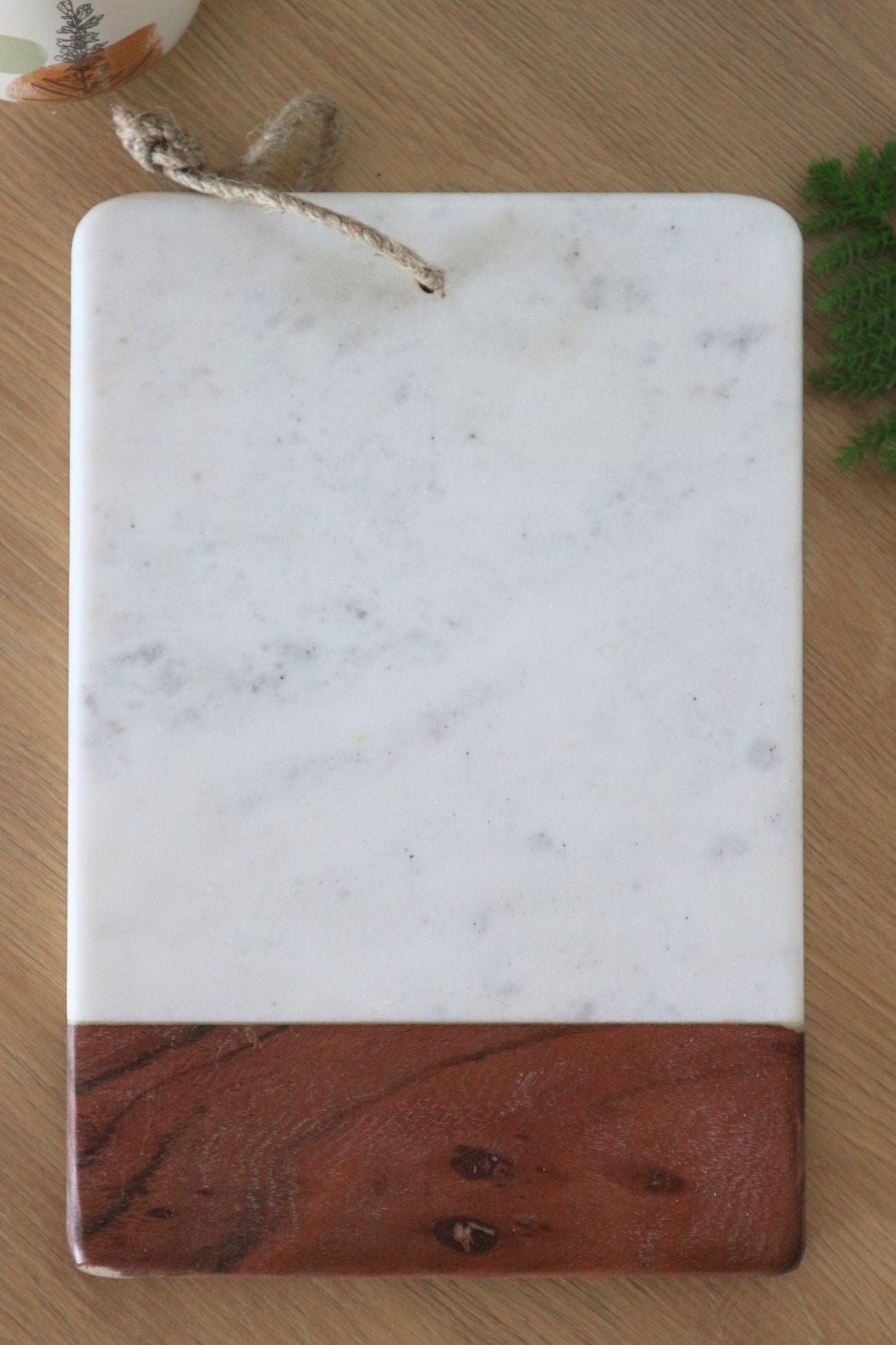 Novità Home Frank Frank - Tagliere in marmo e legno di acacia 30x20cm | Novità Home