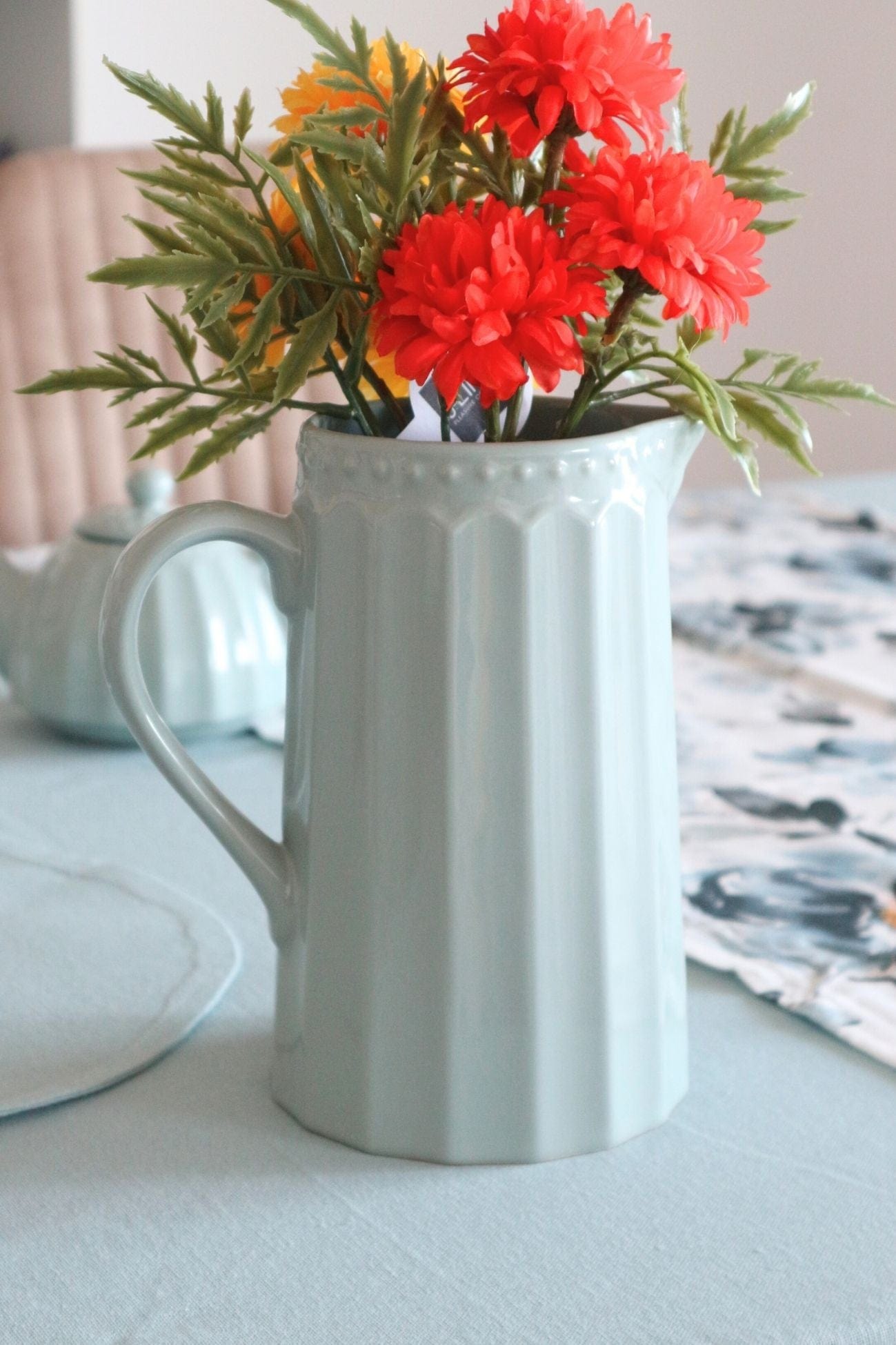 Nuvole di Stoffa Demetra Demetra - Caraffa in ceramica color tiffany 1 L | Nuvole di Stoffa