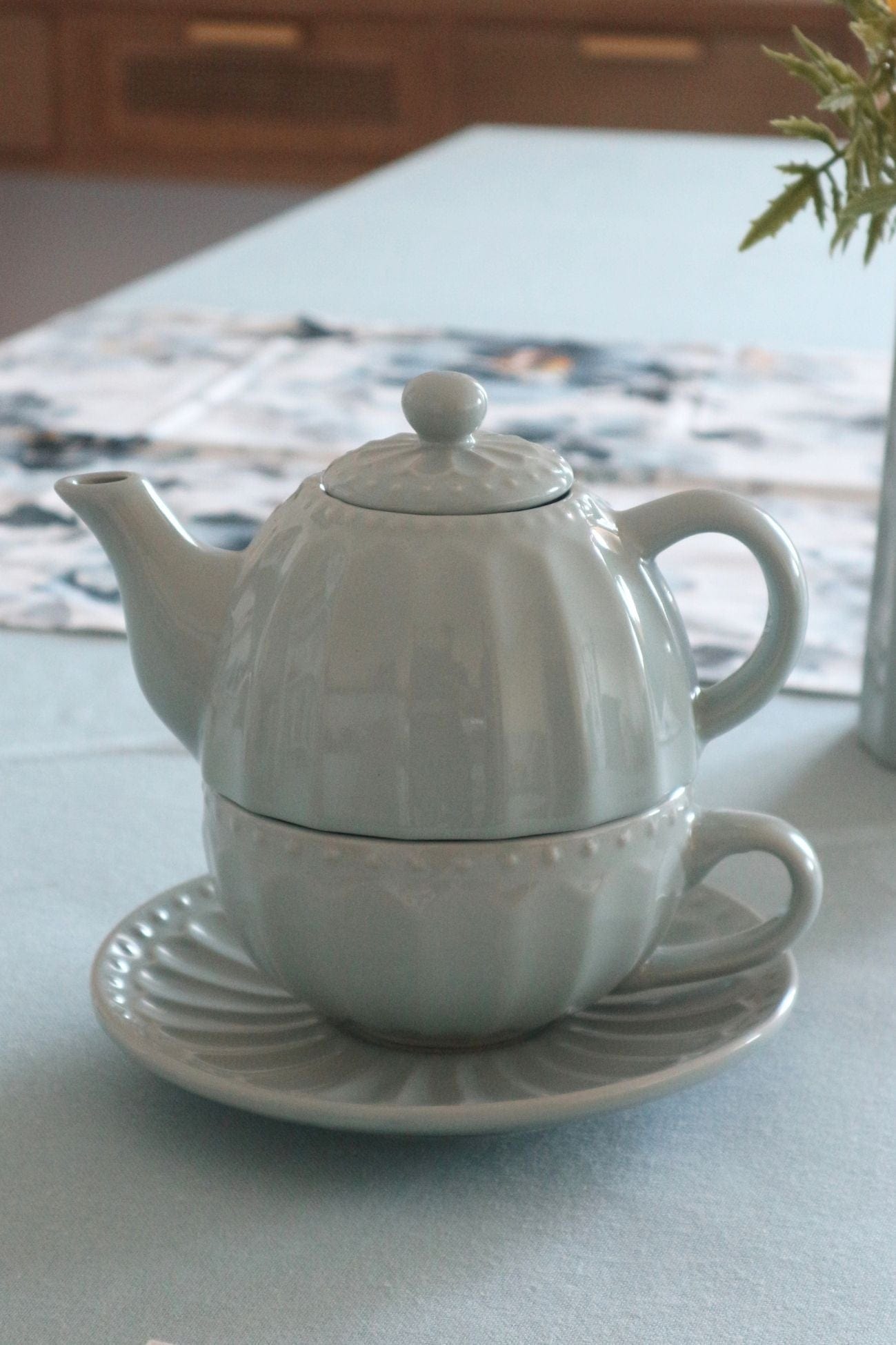 Nuvole di Stoffa Demetra Demetra - Tazza e teiera in ceramica color tiffany | Nuvole di Stoffa