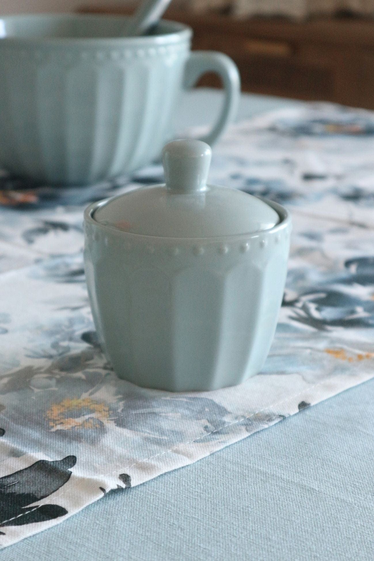 Nuvole di Stoffa Demetra Demetra - Zuccheriera in ceramica color tiffany 210 ml | Nuvole di Stoffa