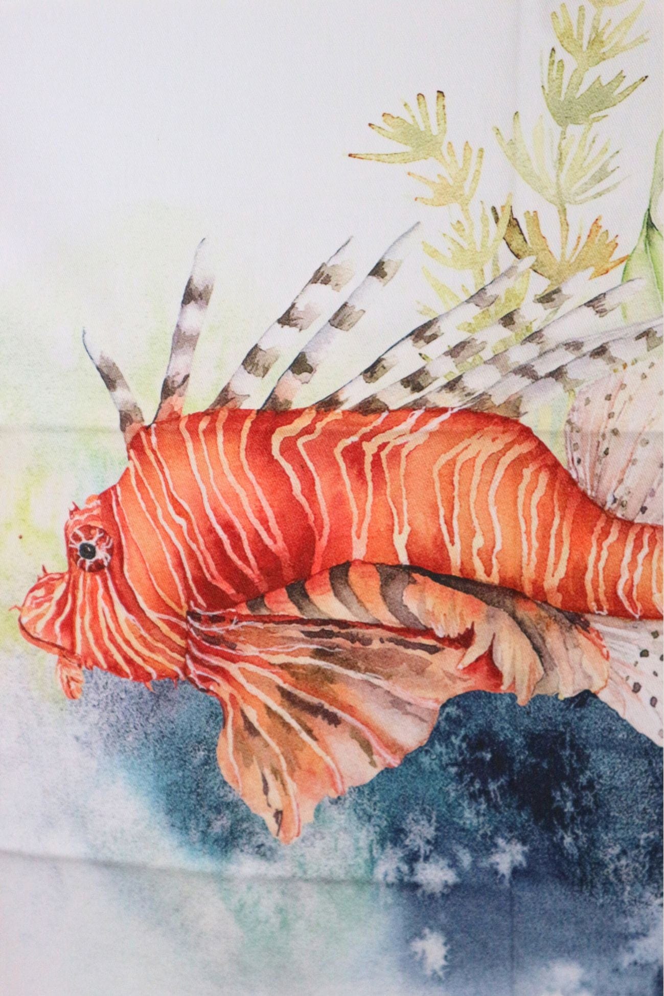 Nuvole di Stoffa Nautilus Nautilus - Canovaccio in cotone in stile marinaro con carpa | Nuvole di Stoffa