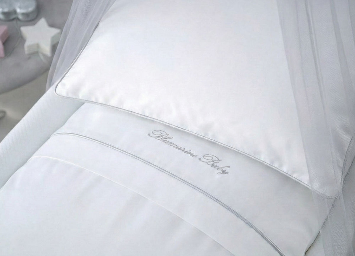 Baby Blu Cradle Duvet Cover var13 Silver