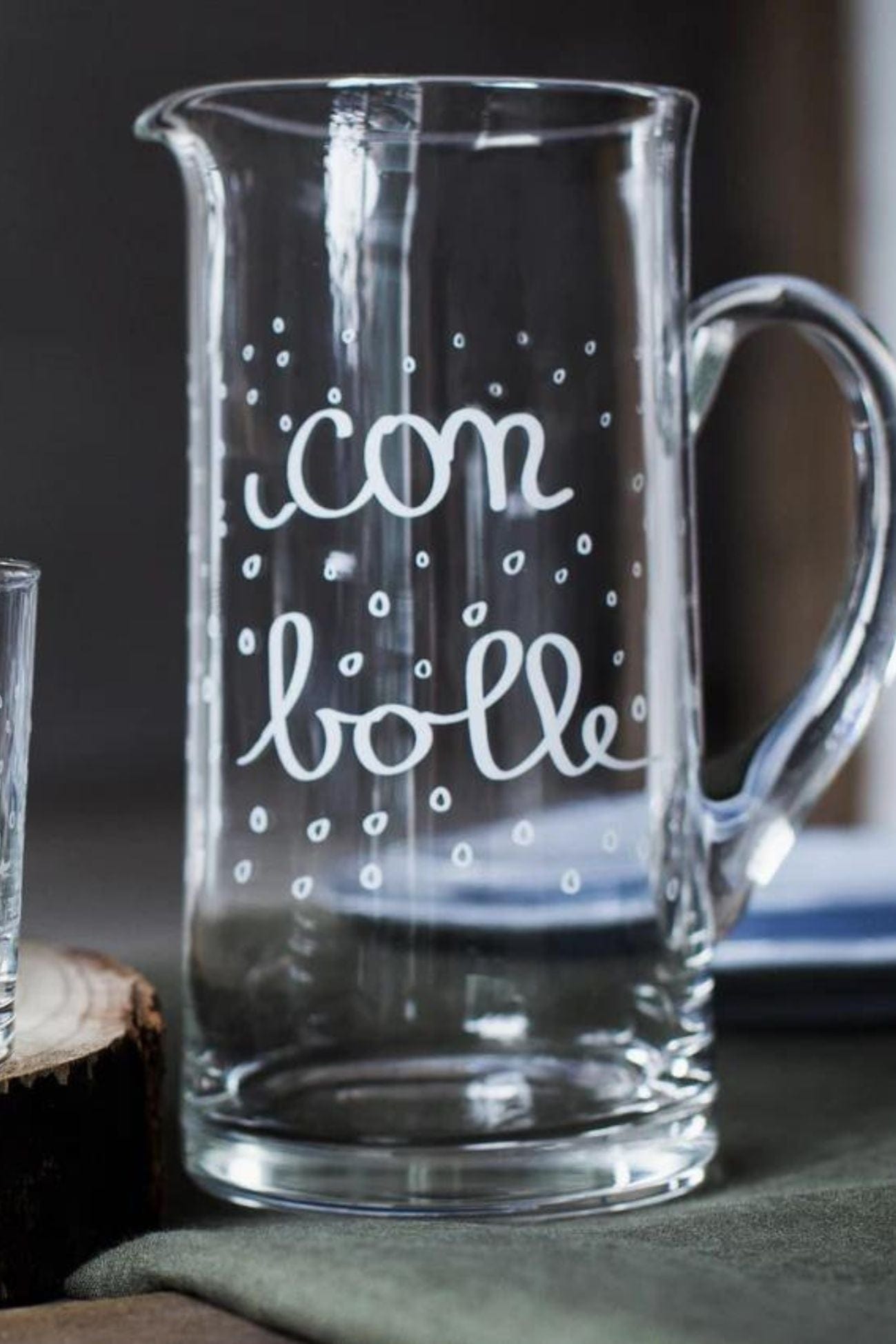 Simple Day Con Bolle Con Bolle - Brocca in vetro con decoro Con bolle 1.2L | Simple Day