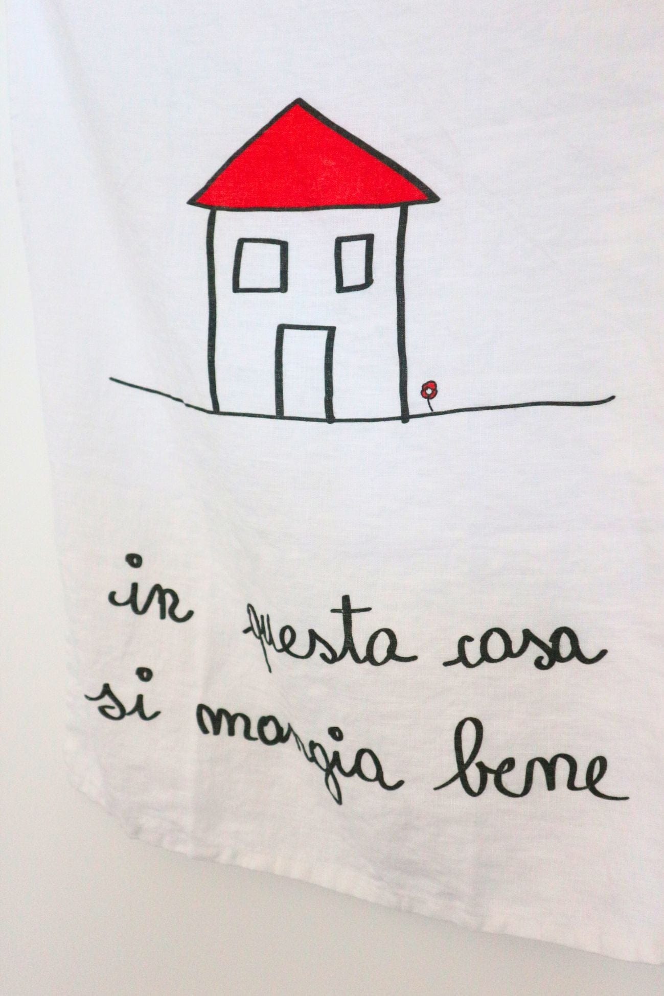 Simple Day In Questa Casa Si Mangia Bene In Questa Casa Si Mangia Bene - Canovaccio in puro lino In questa casa si mangia bene | Simple Day