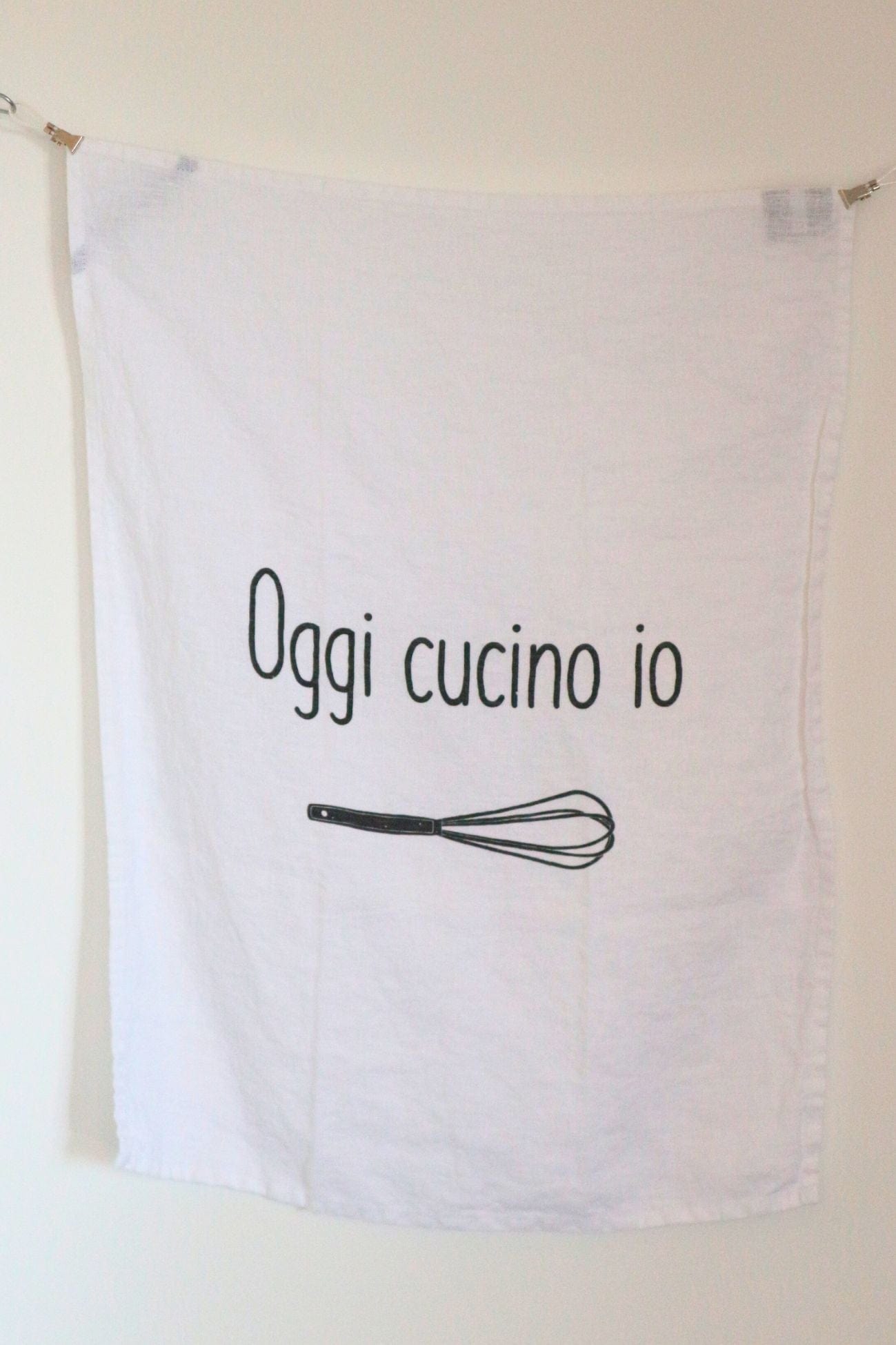 Simple Day Oggi Cucino Io Oggi Cucino Io - Canovaccio in lino Oggi cucino io | Simple Day