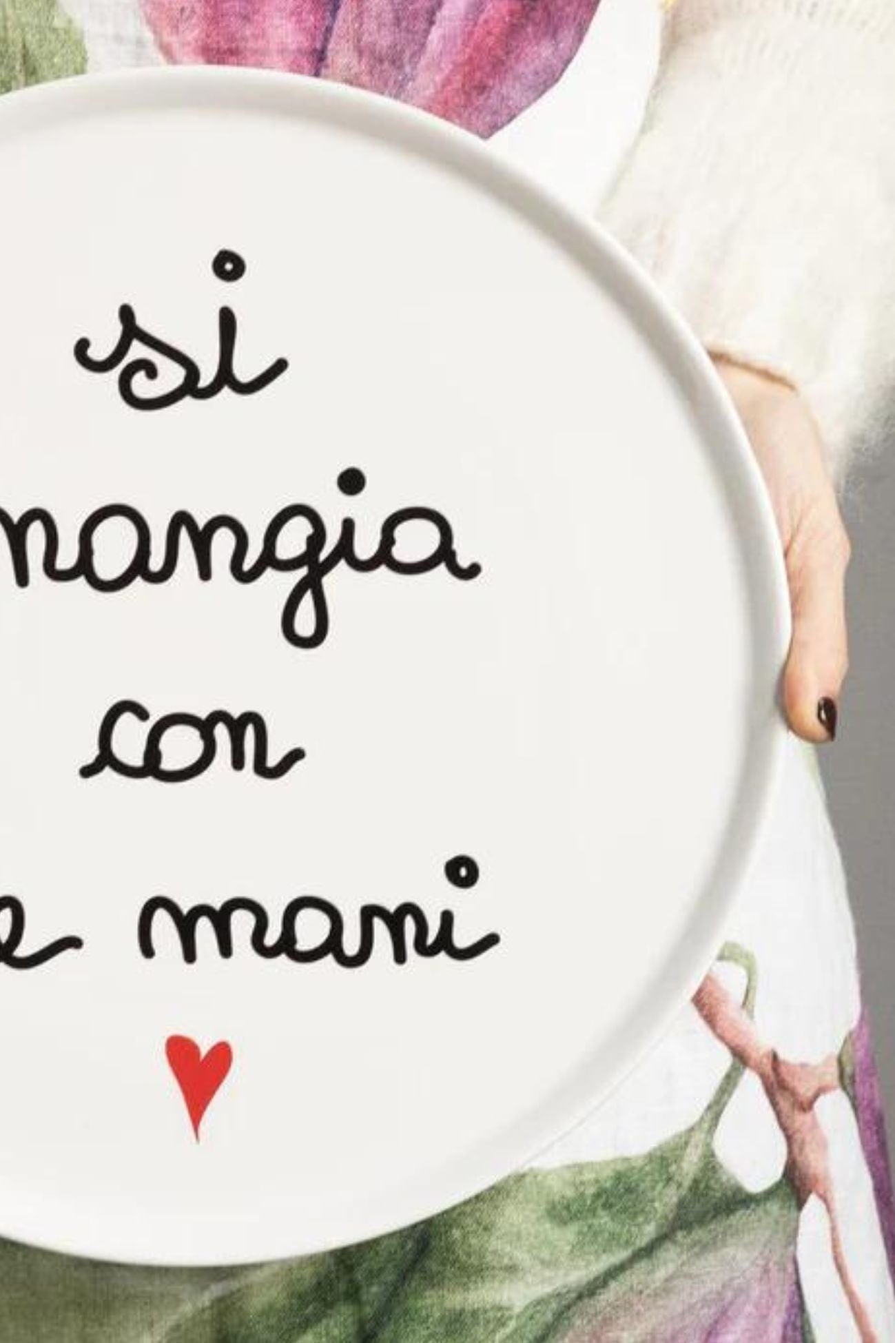Simple Day Si Mangia Con Le Mani Si Mangia Con Le Mani - Piatto pizza Si Mangia Con Le Mani 31,5cm | Simple Day