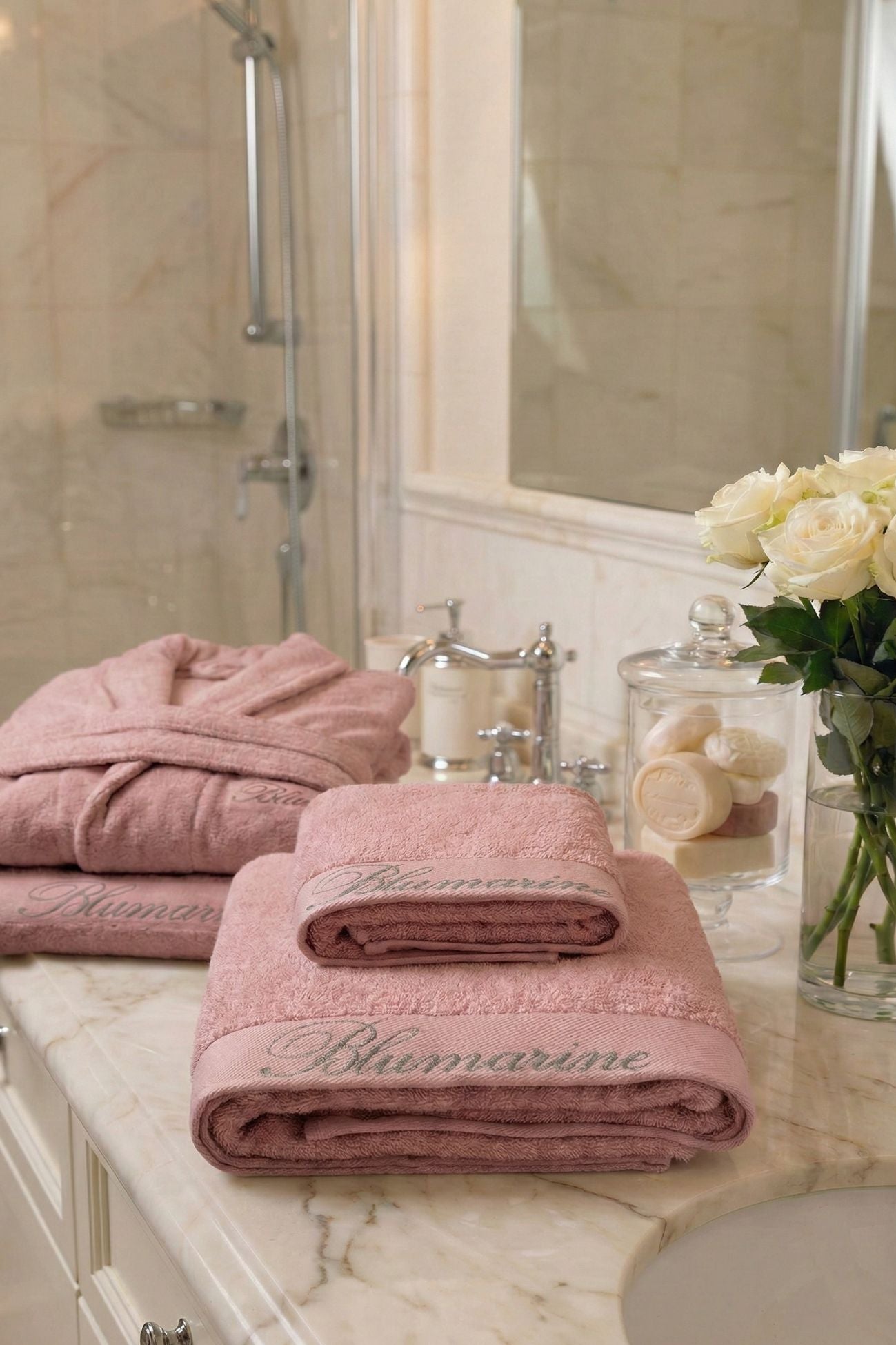 Spa Coppia Asciugamani Fard