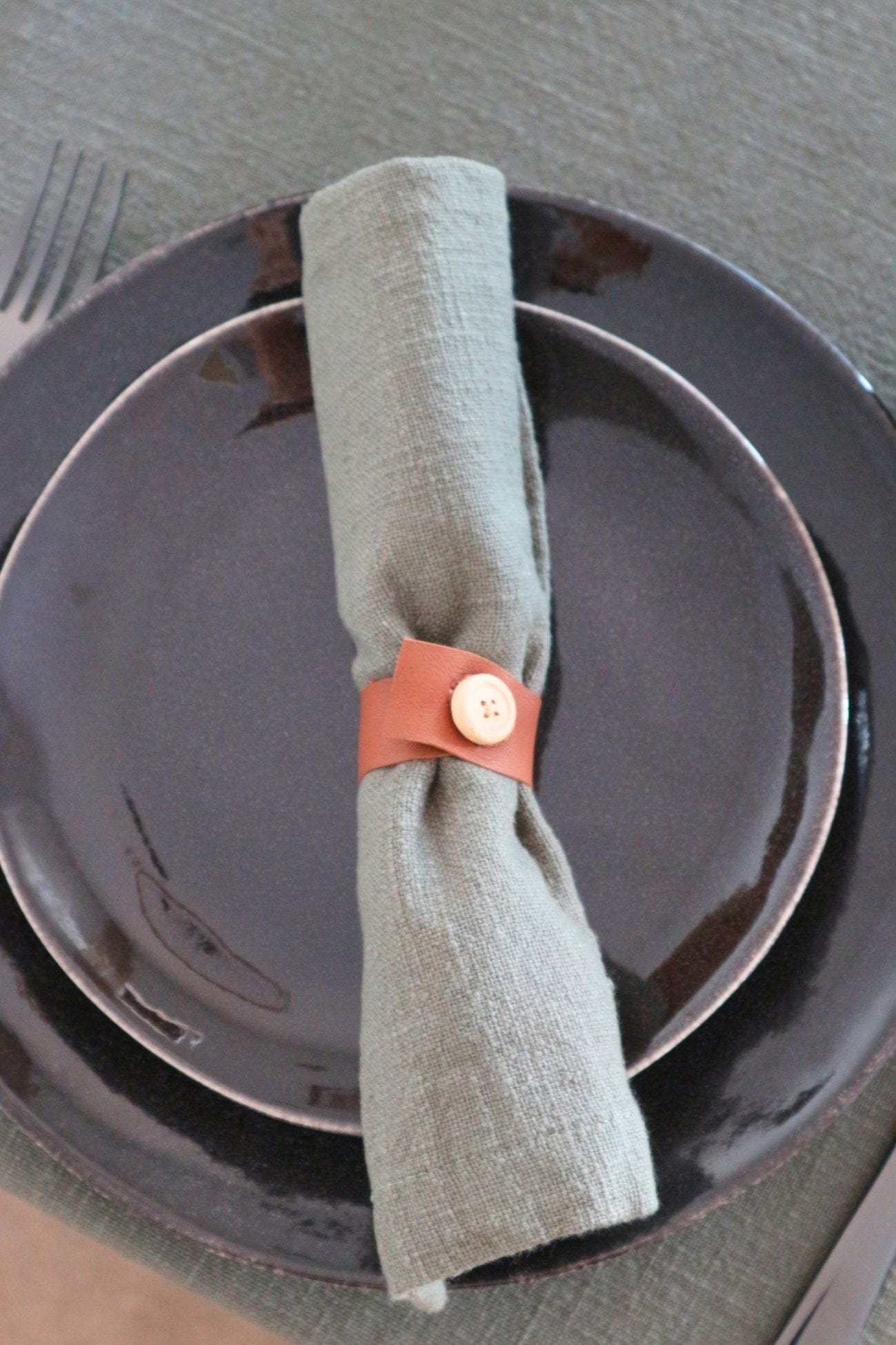 Storefactory Scandinavia Almo Almo - Tovagliolo in cotone riciclato verde | Storefactory Scandinavia