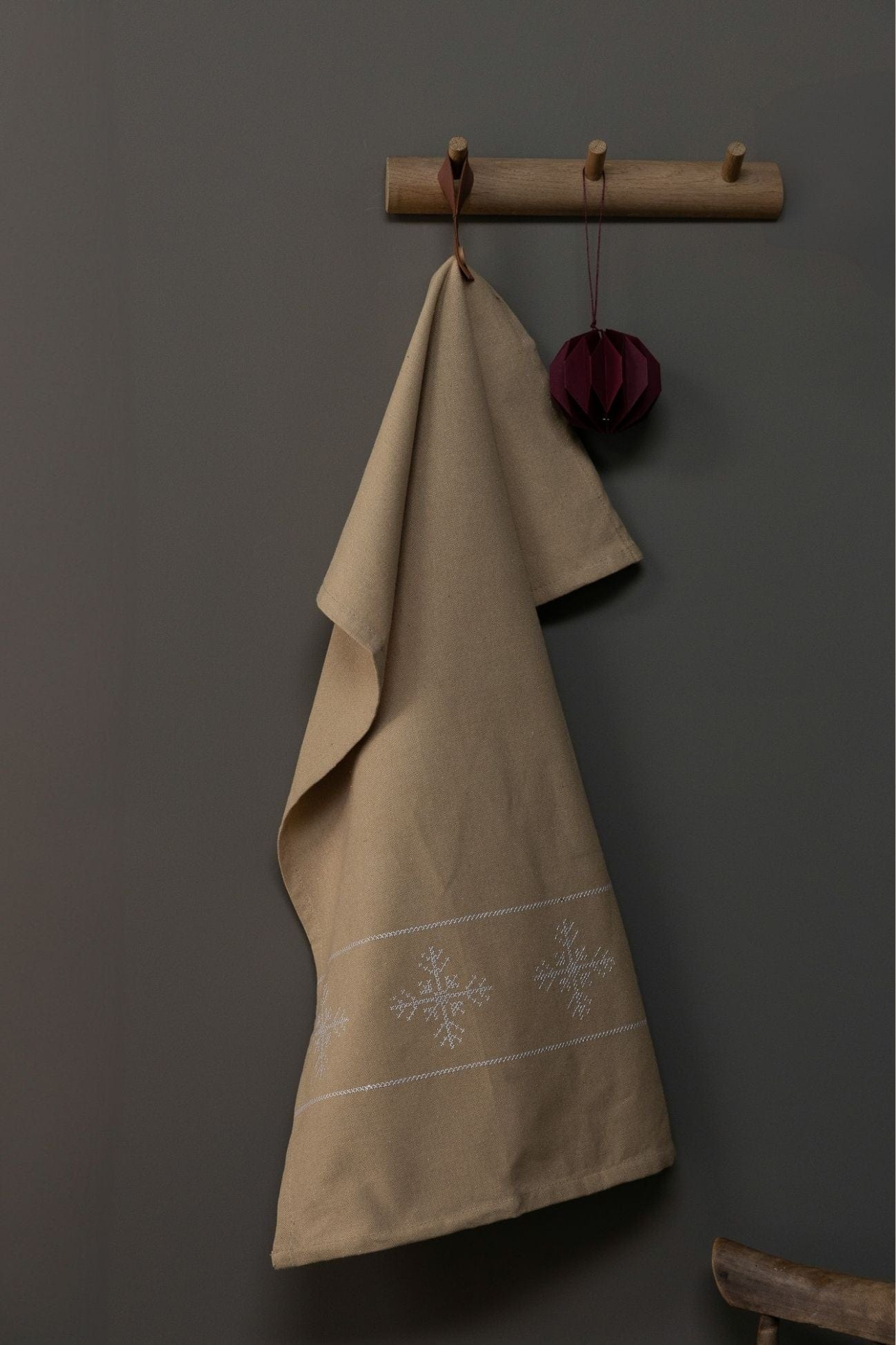 Storefactory Scandinavia Flinga Flinga - Strofinaccio in cotone biologico tortora/bianco | Storefactory Scandinavia