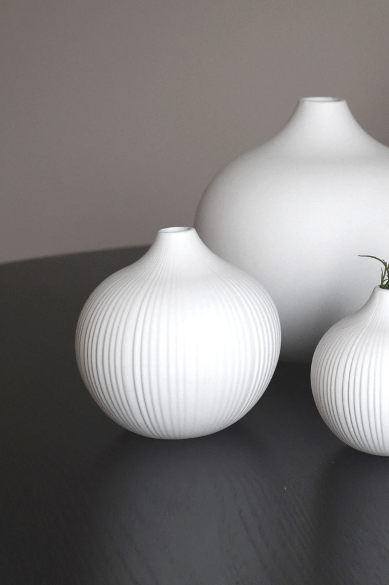 Storefactory Scandinavia Nordic Vaso di design in ceramica opaca bianca in stile scandinavo