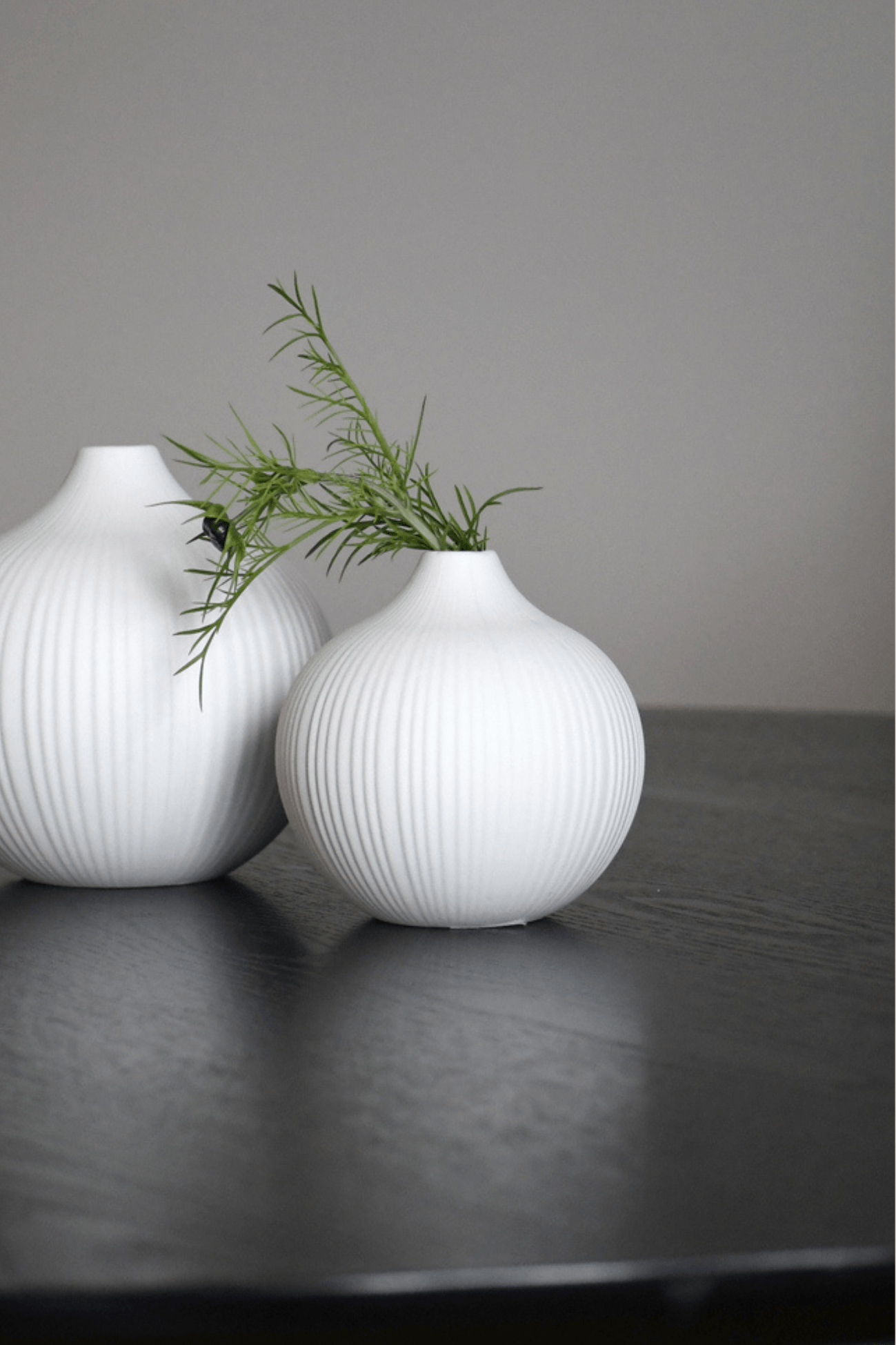 Storefactory Scandinavia Nordic Vaso di design in ceramica opaca bianca in stile scandinavo