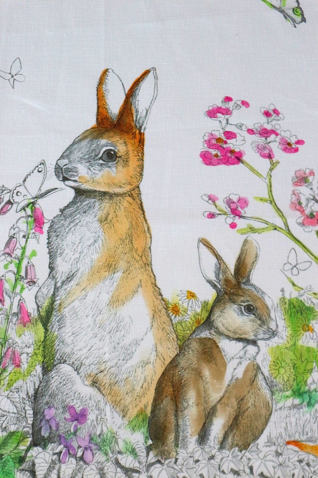 Tessitura Toscana Telerie Remì Remì - Runner pasquale in puro lino con orlo semplice 45x170 | Tessitura Toscana Telerie